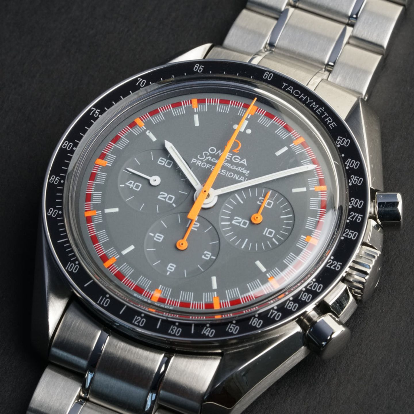 Omega Speedmaster Racing 3570.40 (2004) - Grey dial 42 mm Steel case (6/8)