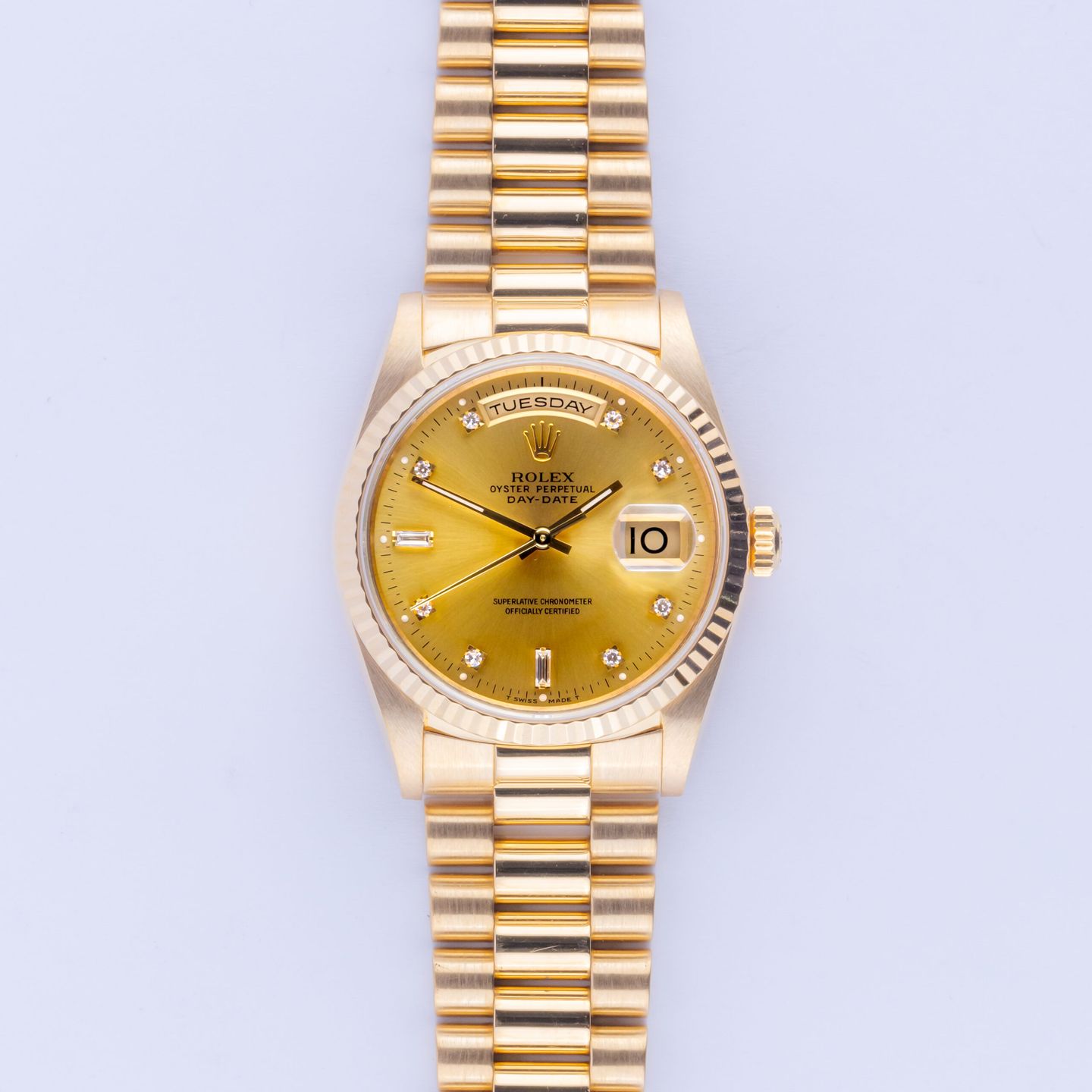 Rolex Day-Date 36 18238 (1999) - 36 mm Yellow Gold case (3/8)