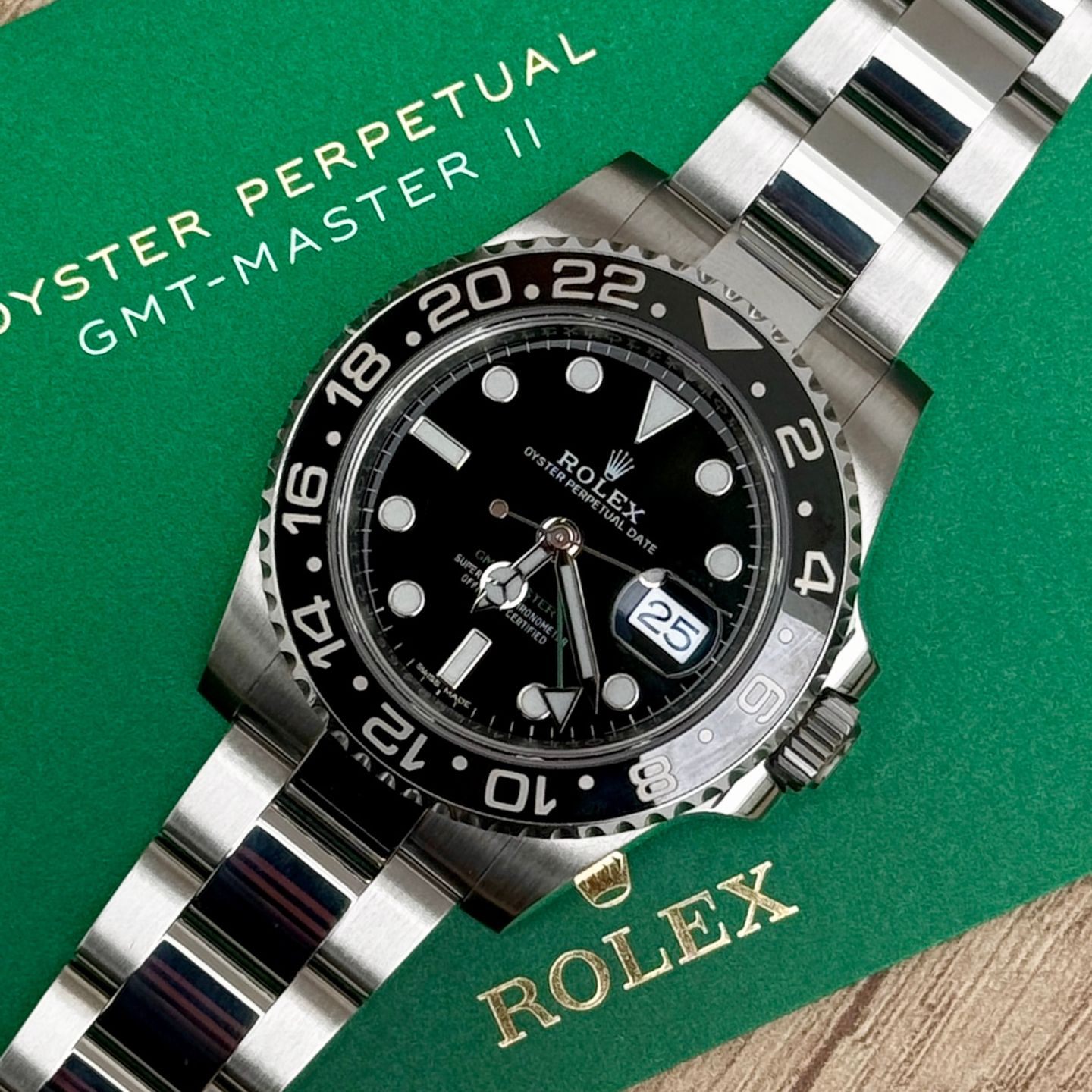Rolex GMT-Master II 116710LN (2017) - Zwart wijzerplaat 40mm Staal (2/8)