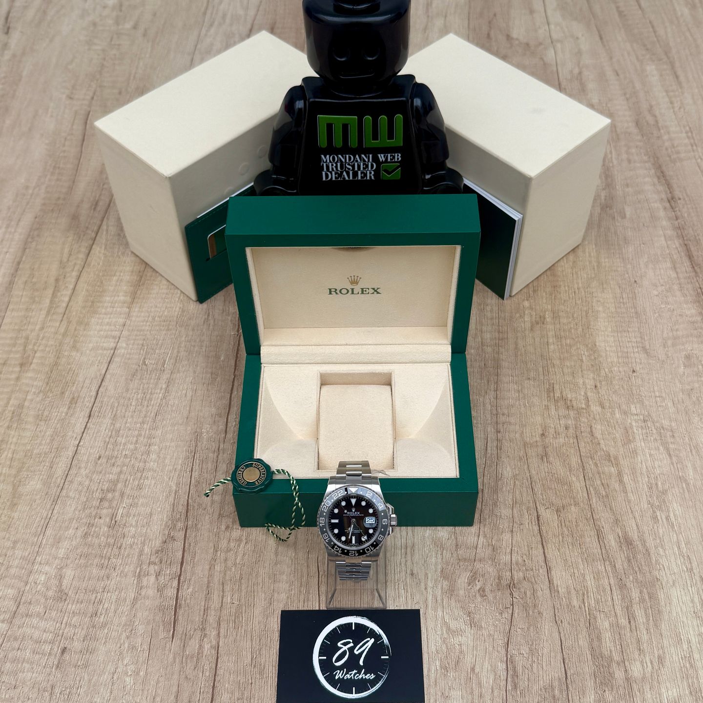 Rolex GMT-Master II 116710LN (2017) - Zwart wijzerplaat 40mm Staal (3/8)