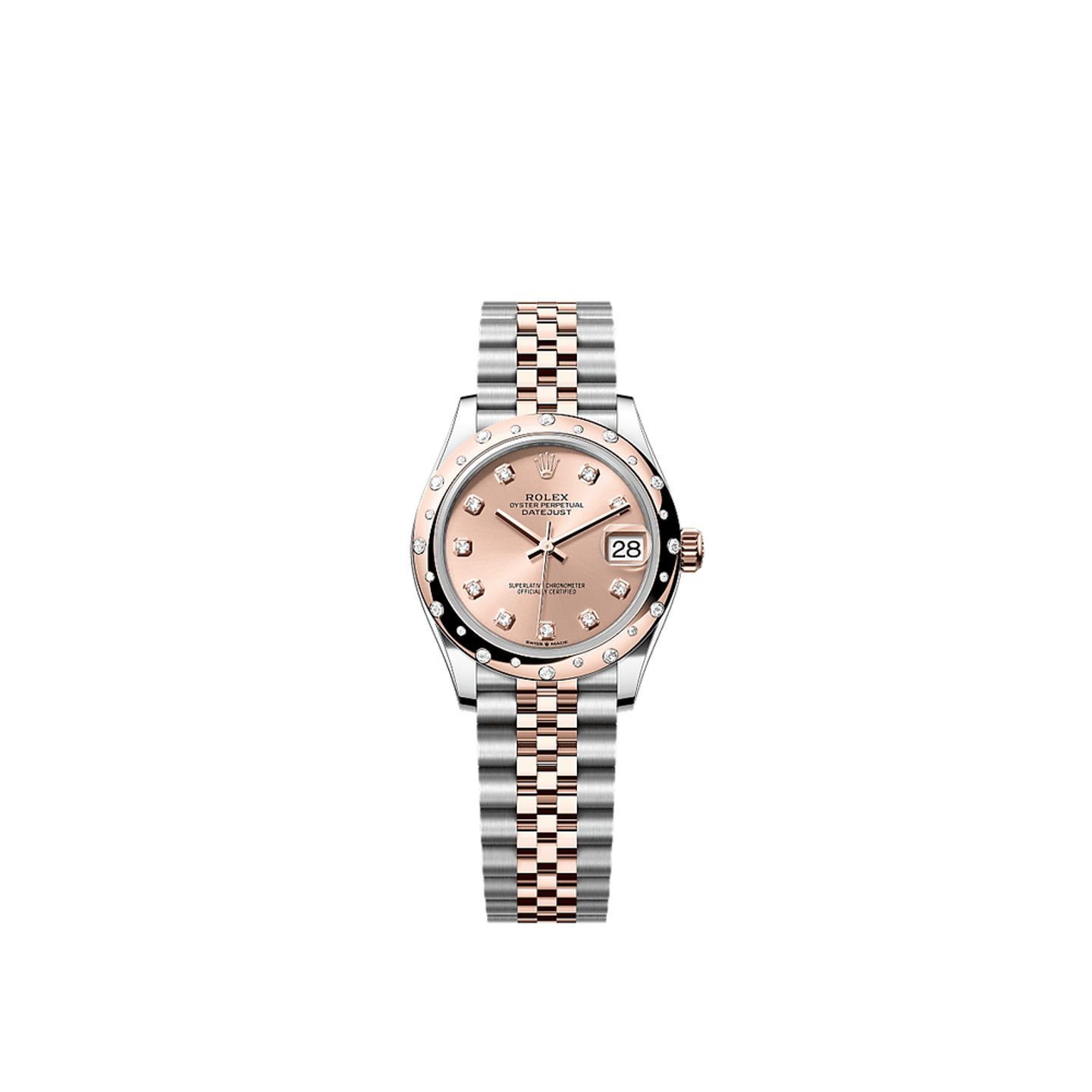 Rolex Datejust 31 278341RBR (2025) - Pink dial 31 mm Gold/Steel case (1/1)