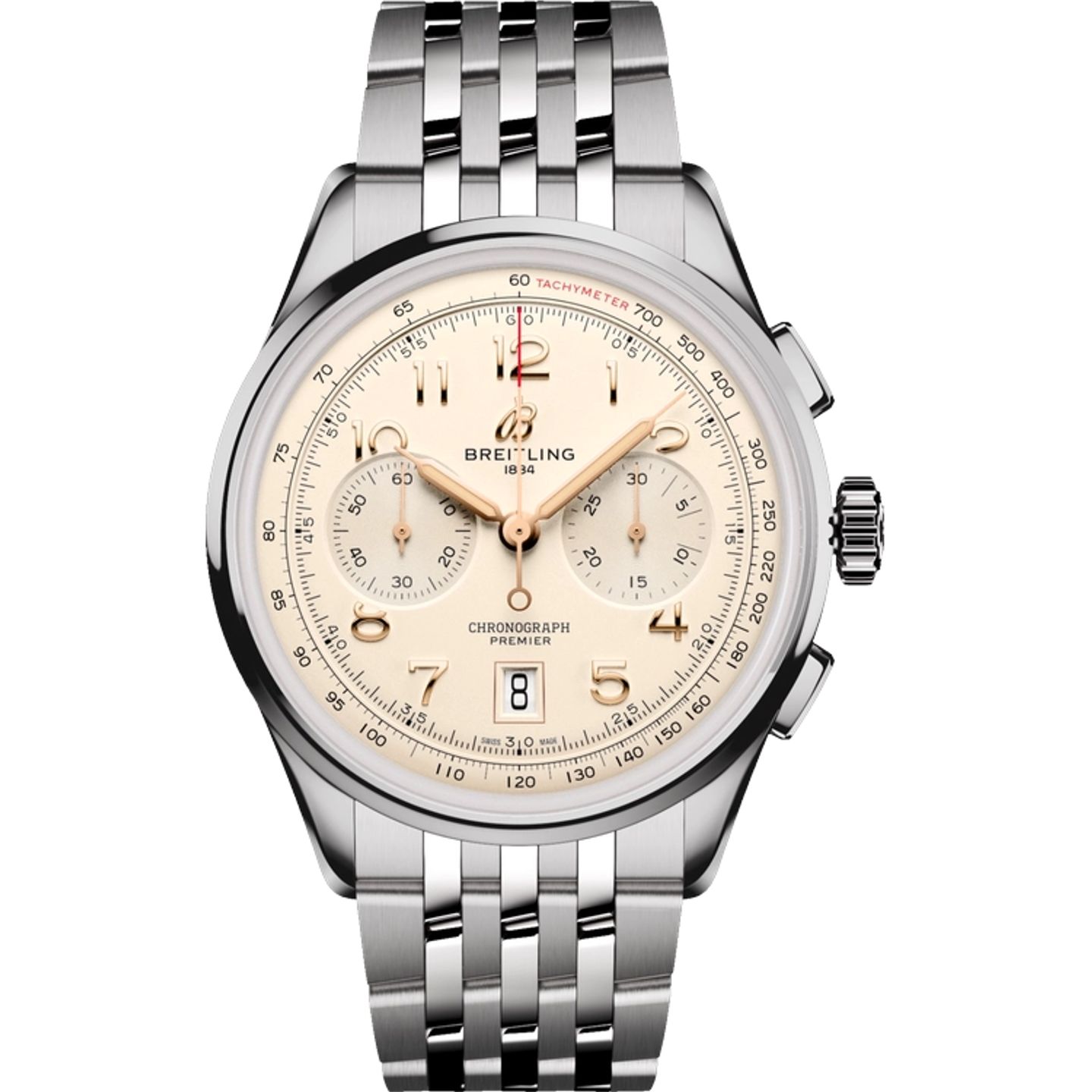 Breitling Premier AB0145211G1A1 (2026) - Yellow dial 42 mm Steel case (1/1)