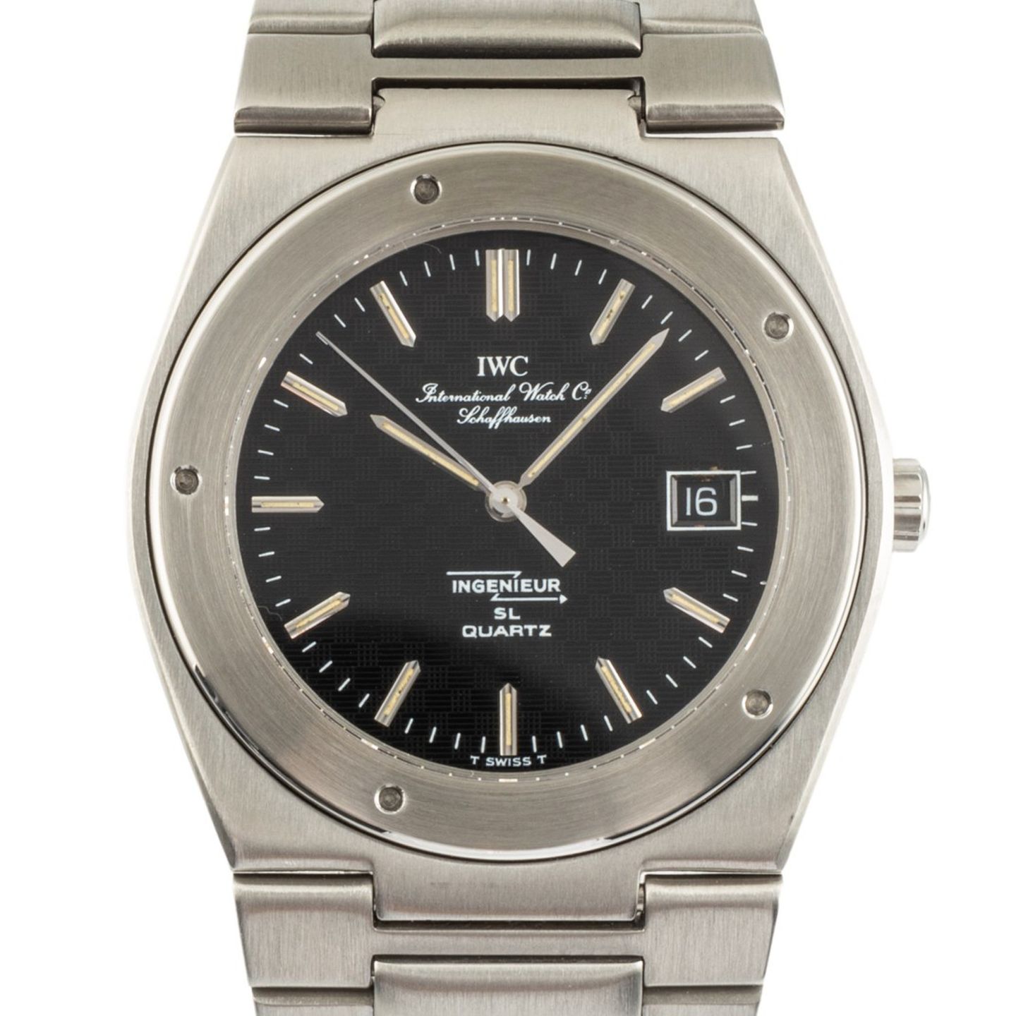 IWC Ingenieur Jumbo IW3303 (Onbekend (willekeurig serienummer)) - Zwart wijzerplaat 40mm Staal (8/8)