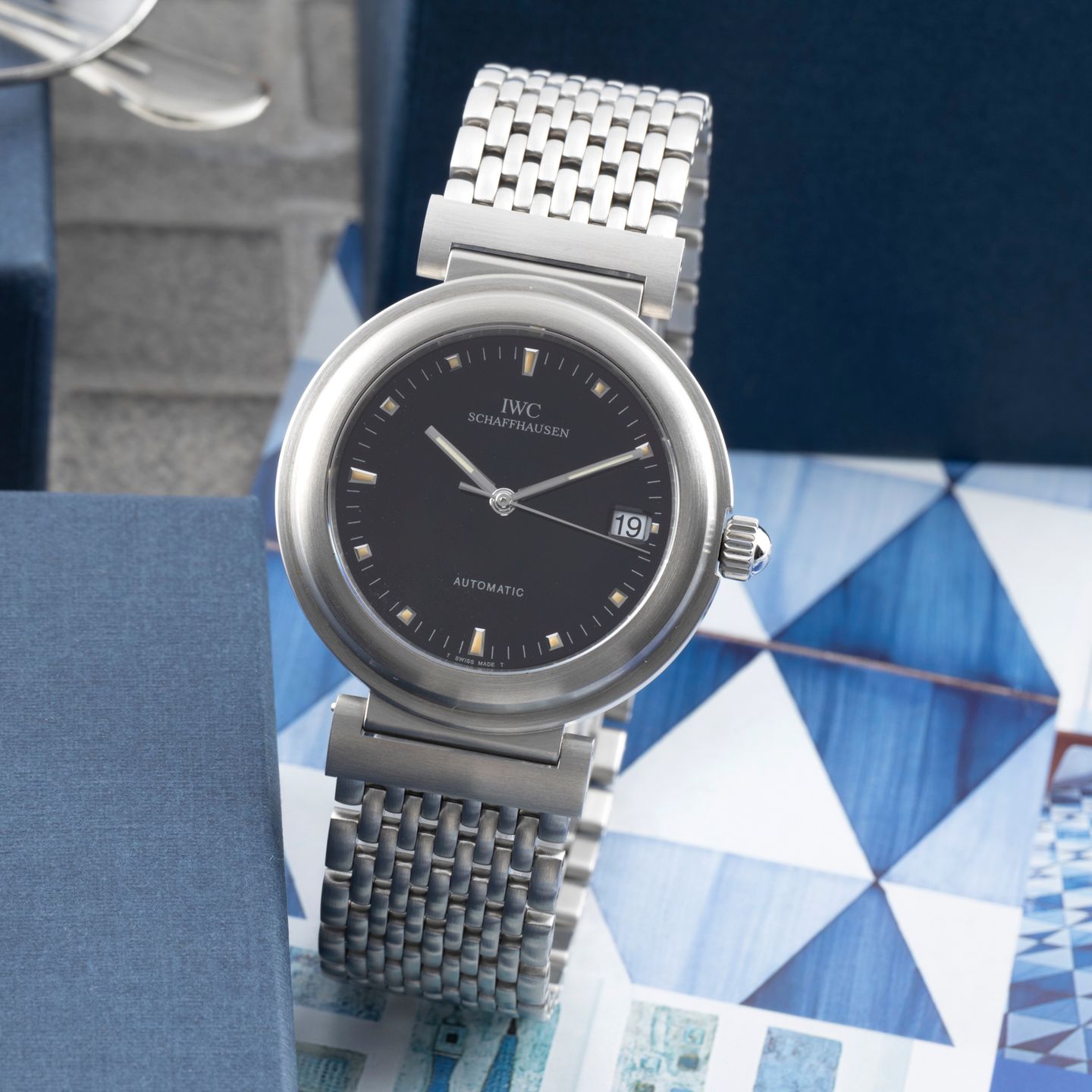 IWC Da Vinci IW352805 (Unknown (random serial)) - Black dial 37 mm Steel case (1/8)