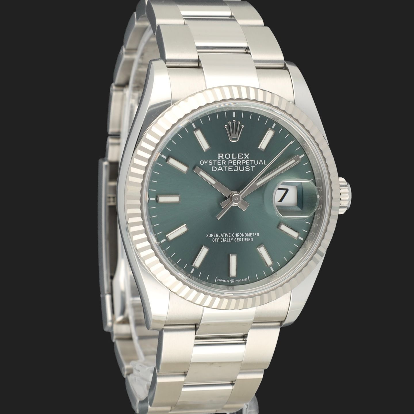 Rolex Datejust 36 126234 (2023) - Green dial 36 mm Steel case (4/8)