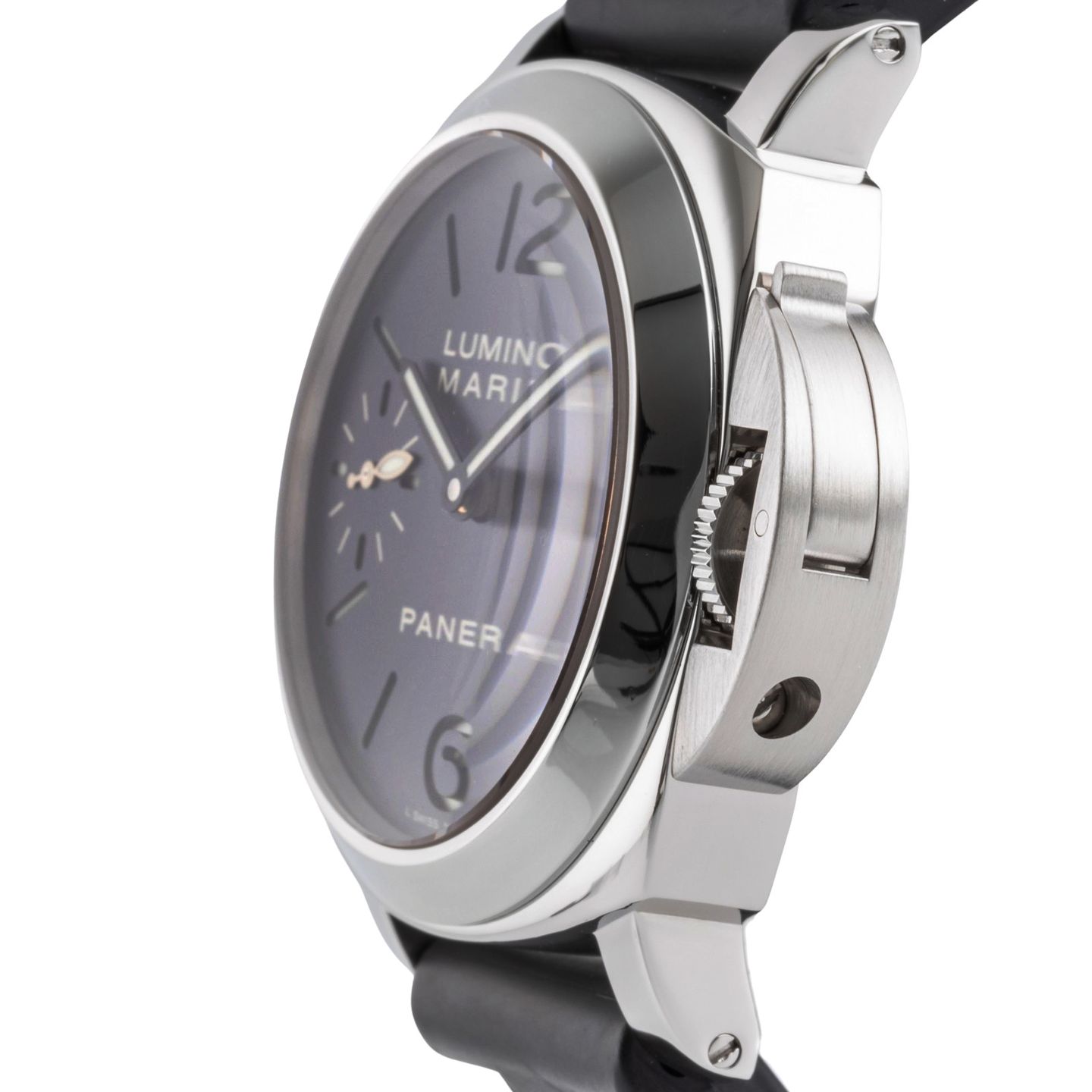 Panerai Luminor Marina PAM00111 (Unknown (random serial)) - Black dial 44 mm Steel case (6/8)