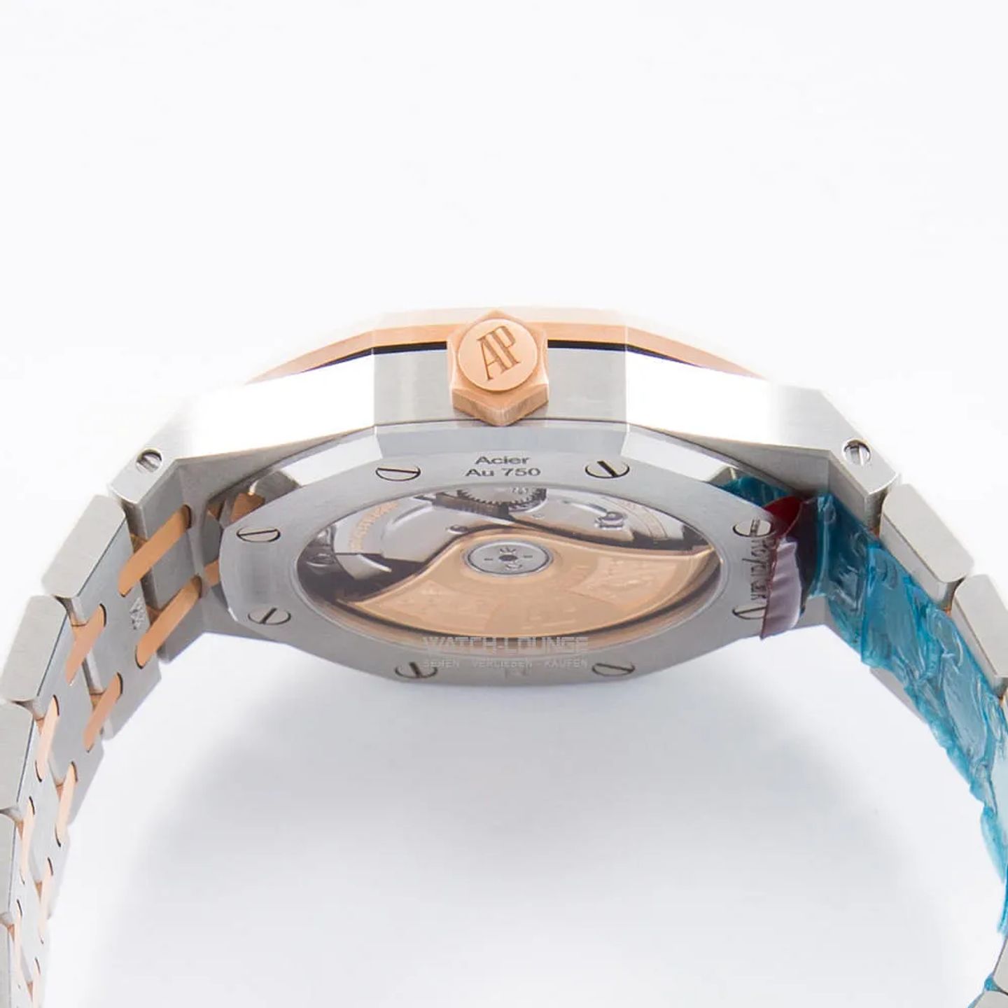 Audemars Piguet Royal Oak Selfwinding 15450SR.OO.1256SR.01 (2021) - Silver dial 37 mm Gold/Steel case (6/8)