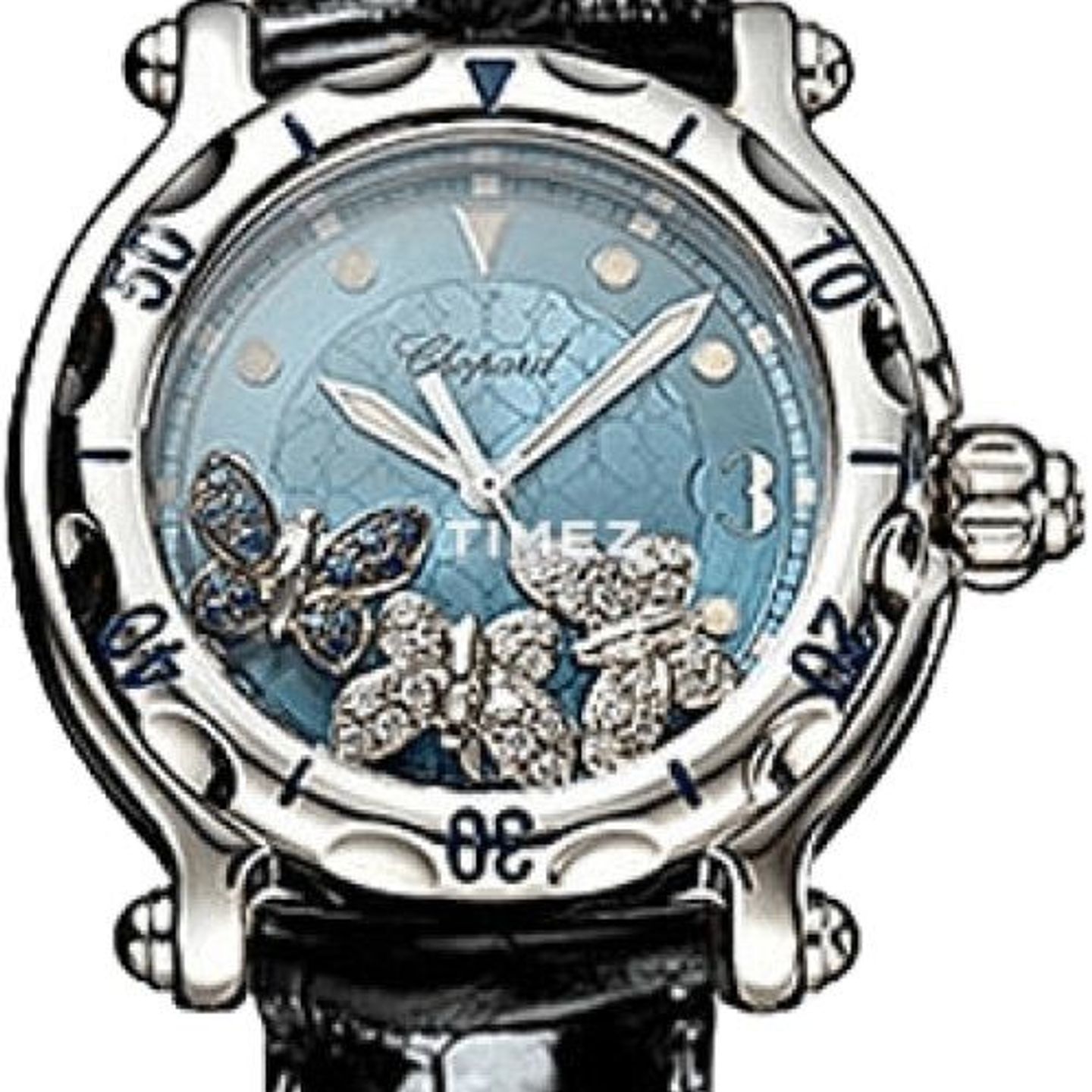 Chopard Happy Sport 288452-3001 (2024) - Blauw wijzerplaat Onbekend Staal (1/8)