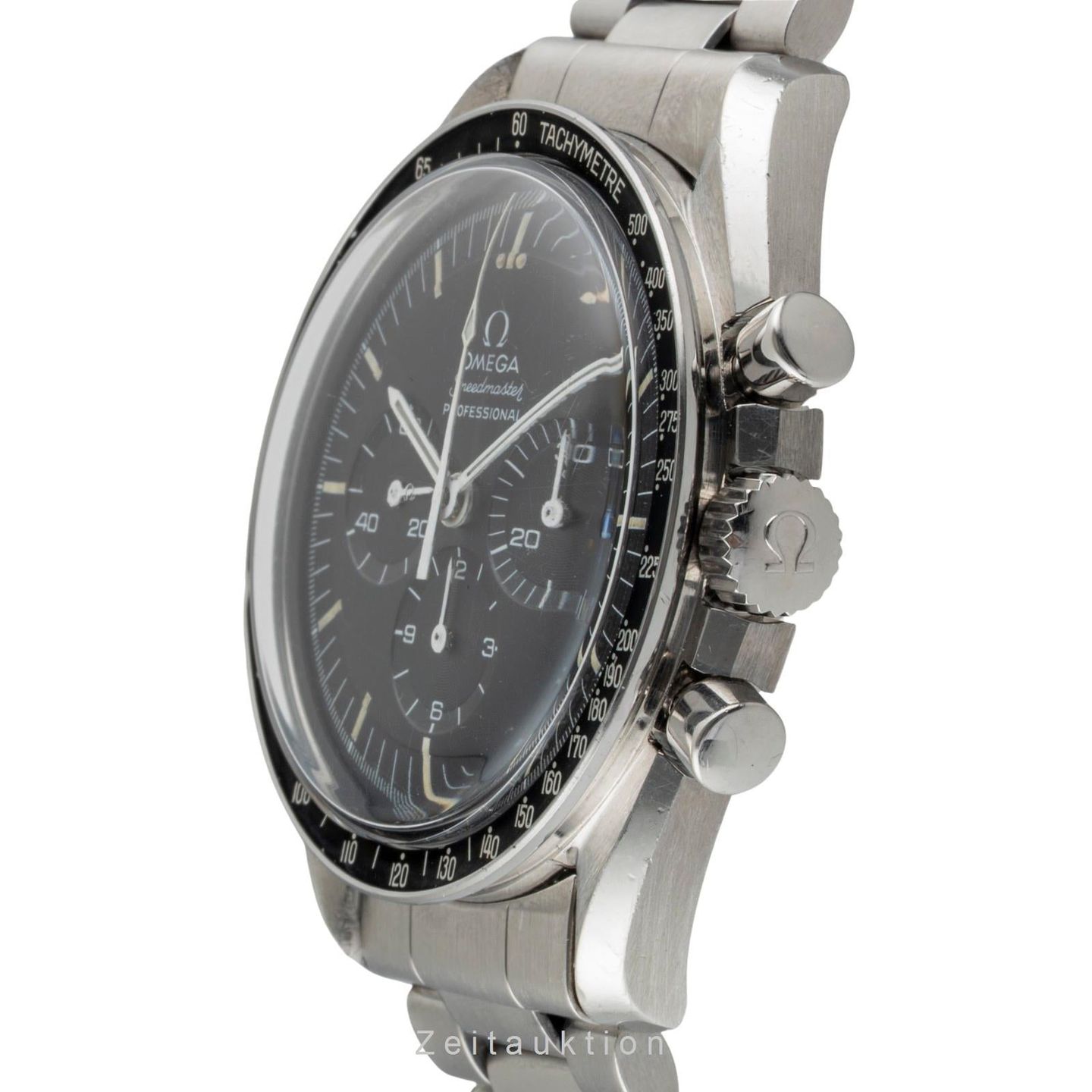 Omega Speedmaster 145.022.68ST (1968) - Zwart wijzerplaat 42mm Staal (5/8)