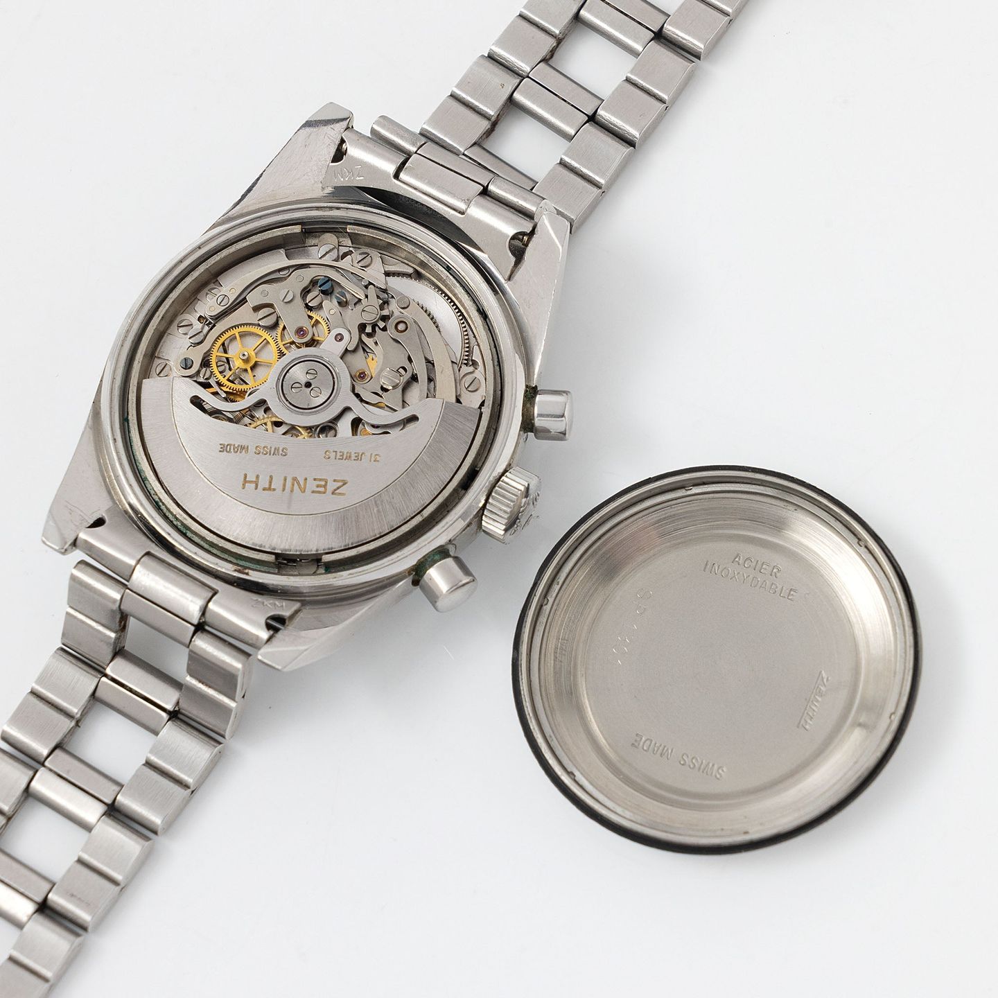 Zenith Vintage A3818 (1970) - Steel case (8/8)