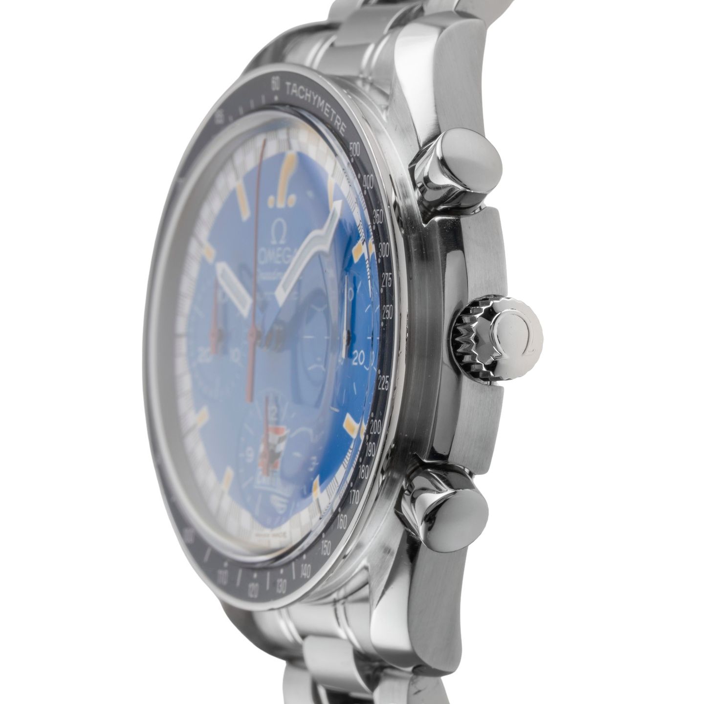 Omega Speedmaster 3810.80.00 (1999) - Blue dial 39 mm Steel case (6/8)