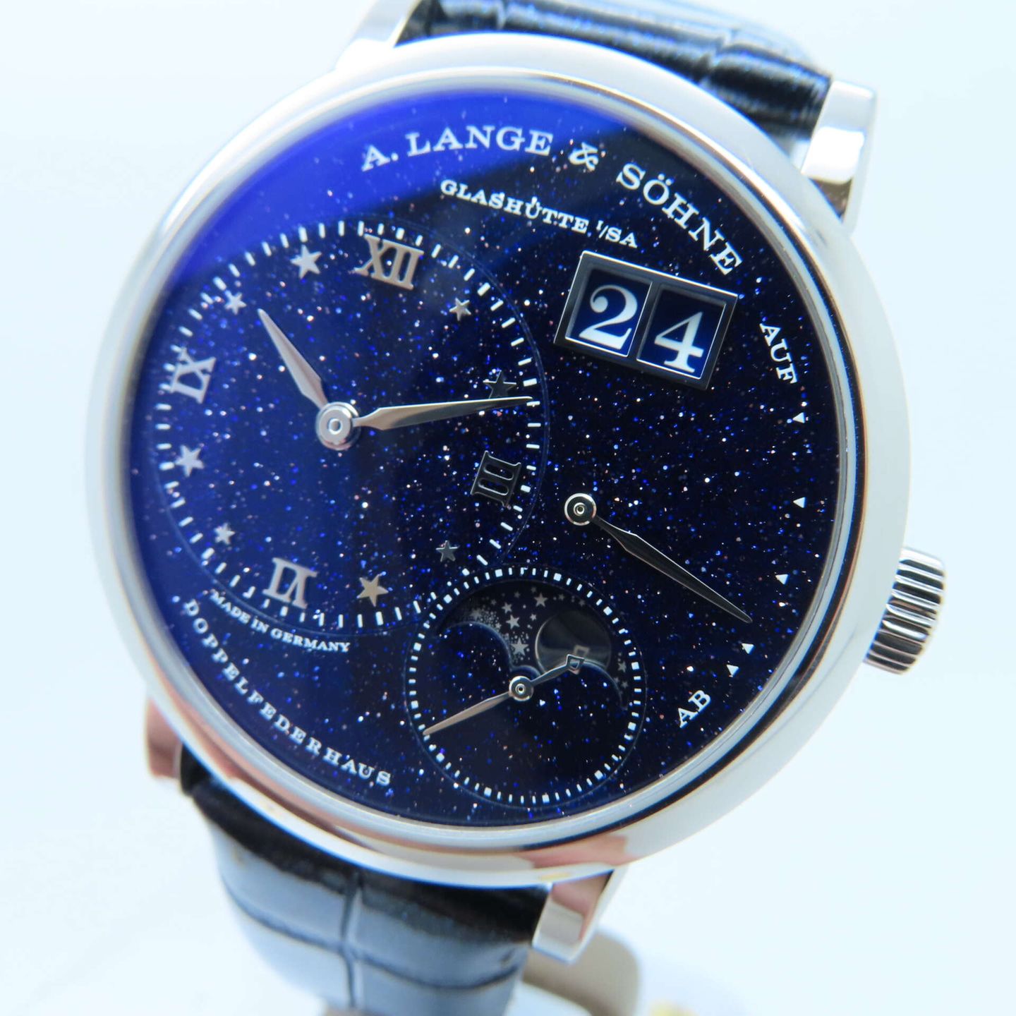 A. Lange & Söhne Little Lange 1 182.086 (2023) - Blue dial 37 mm White Gold case (5/8)