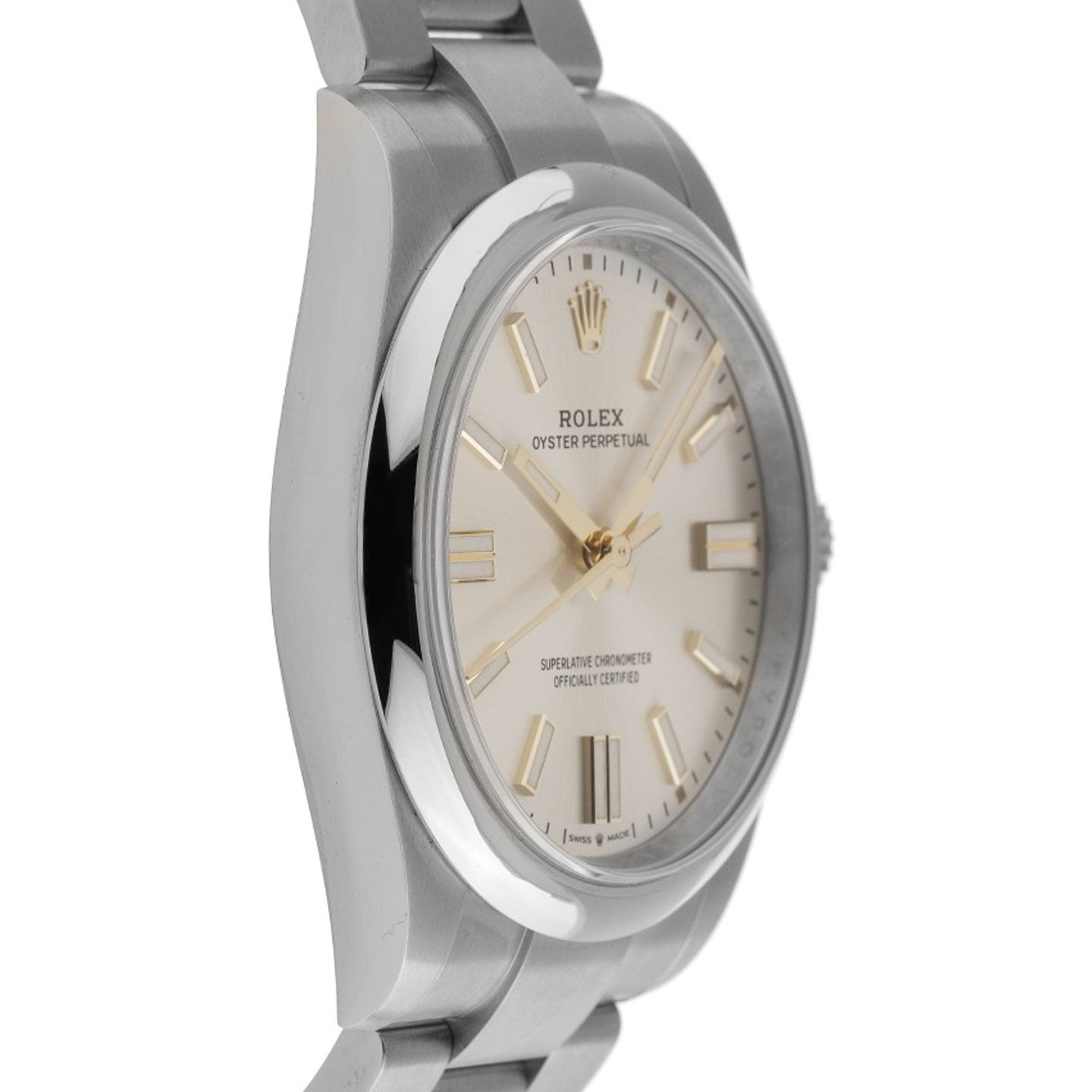 Rolex Oyster Perpetual 41 134300 (2025) - Silver dial 41 mm Steel case (5/7)