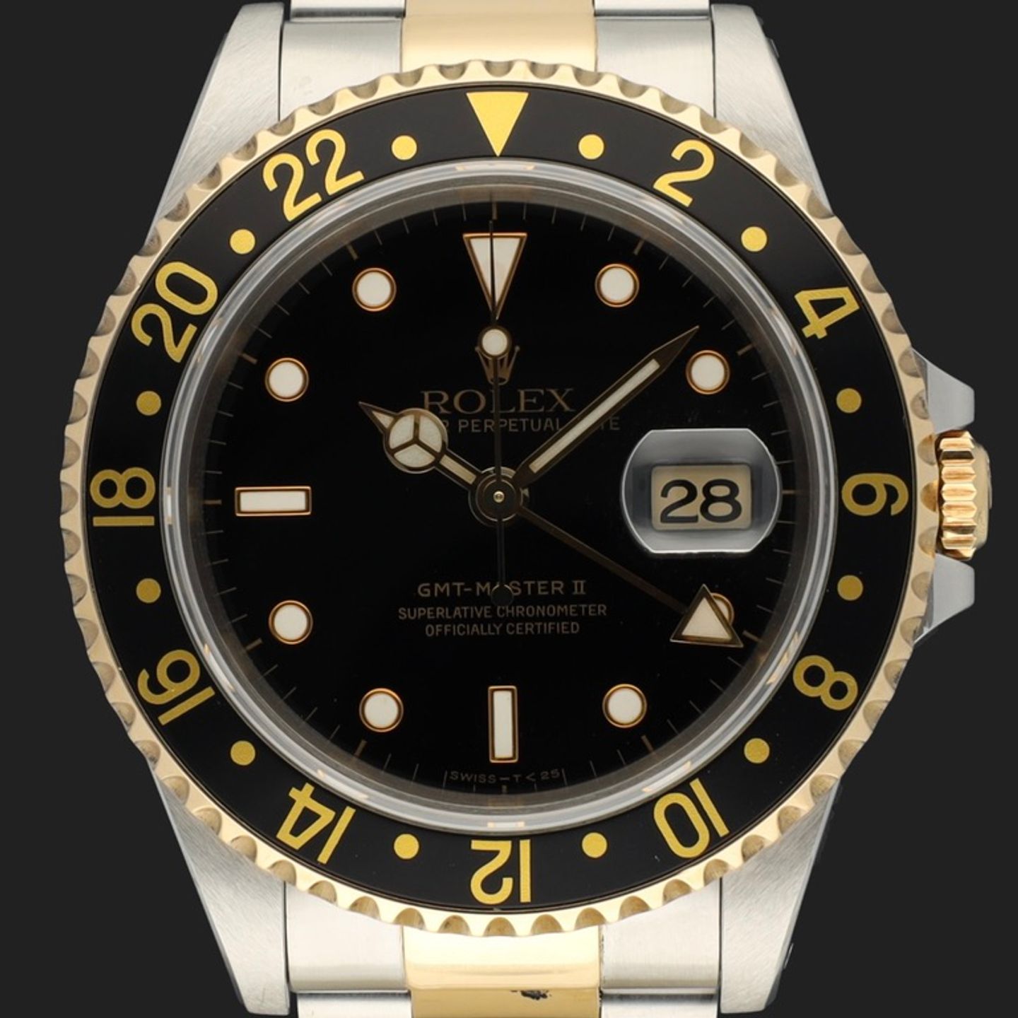 Rolex GMT-Master II 16713 (1992) - 40 mm Gold/Steel case (2/8)