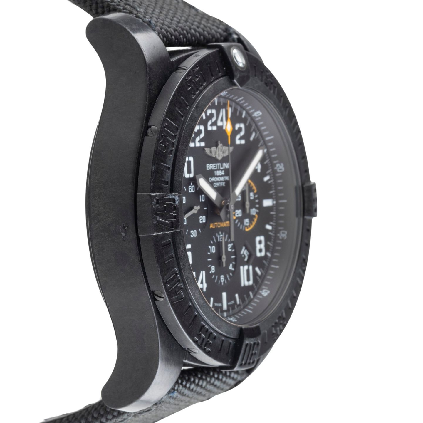 Breitling Avenger Hurricane XB1210E4/BE89 (Onbekend (willekeurig serienummer)) - Zwart wijzerplaat 50mm Plastic (7/8)