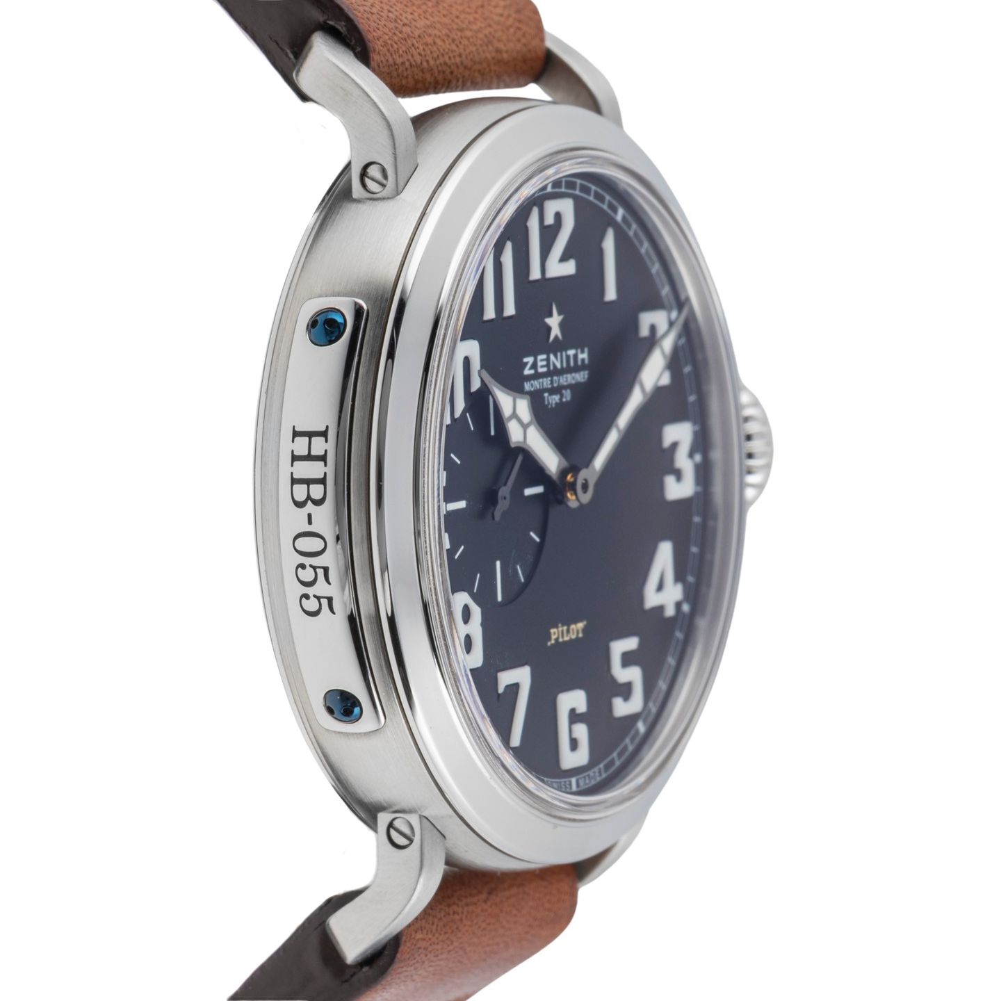 Zenith Pilot 03.1930.681/21.C723 (Unknown (random serial)) - Black dial 40 mm Steel case (7/8)