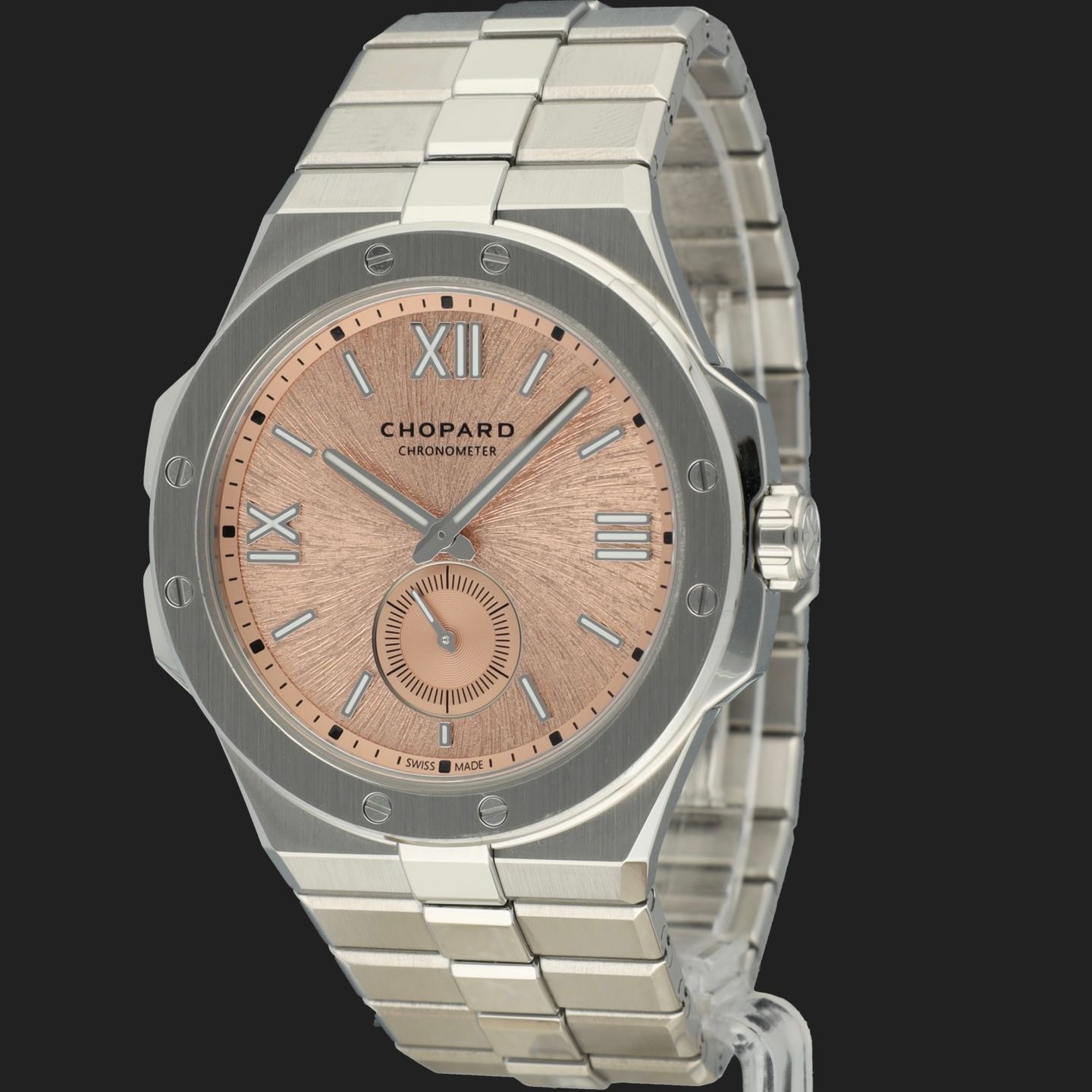 Chopard Alpine Eagle 298623-3001 (2025) - Pink dial 41 mm Steel case (1/8)