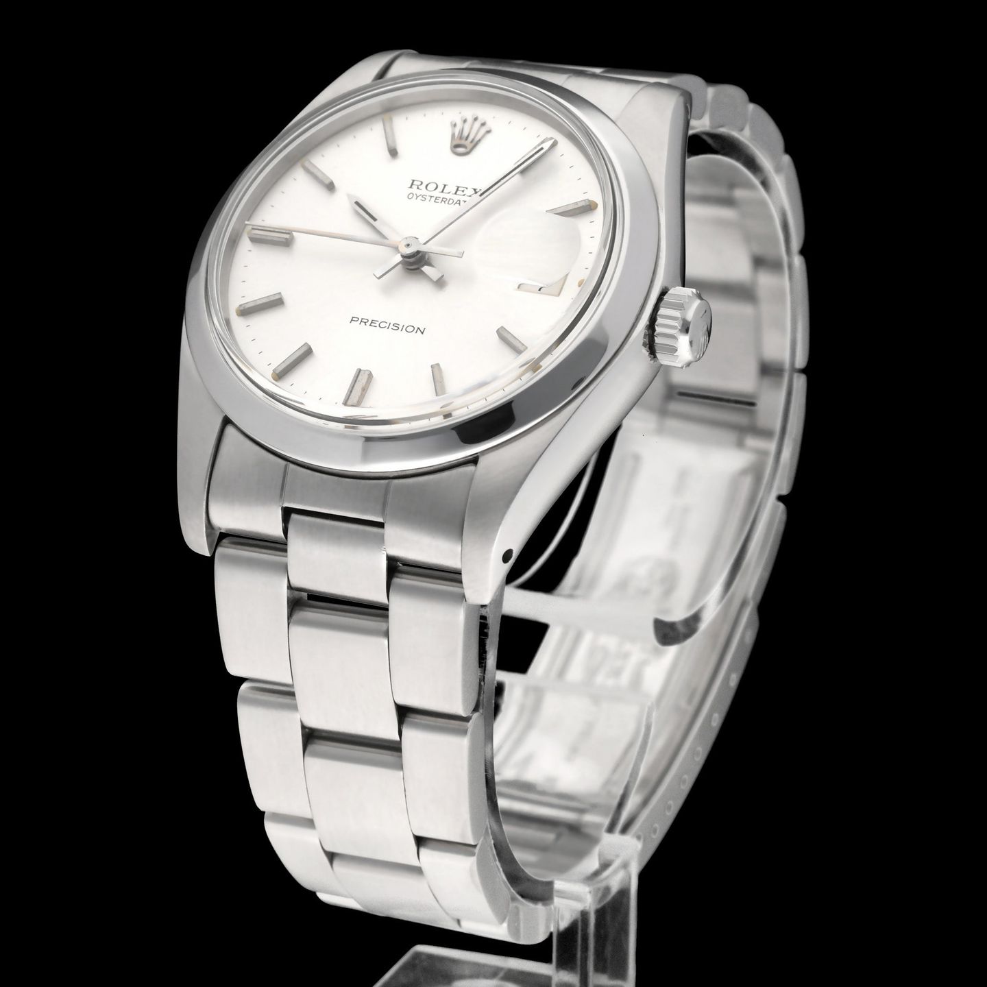 Rolex Oyster Precision 6694 (1978) - Silver dial 34 mm Steel case (4/7)