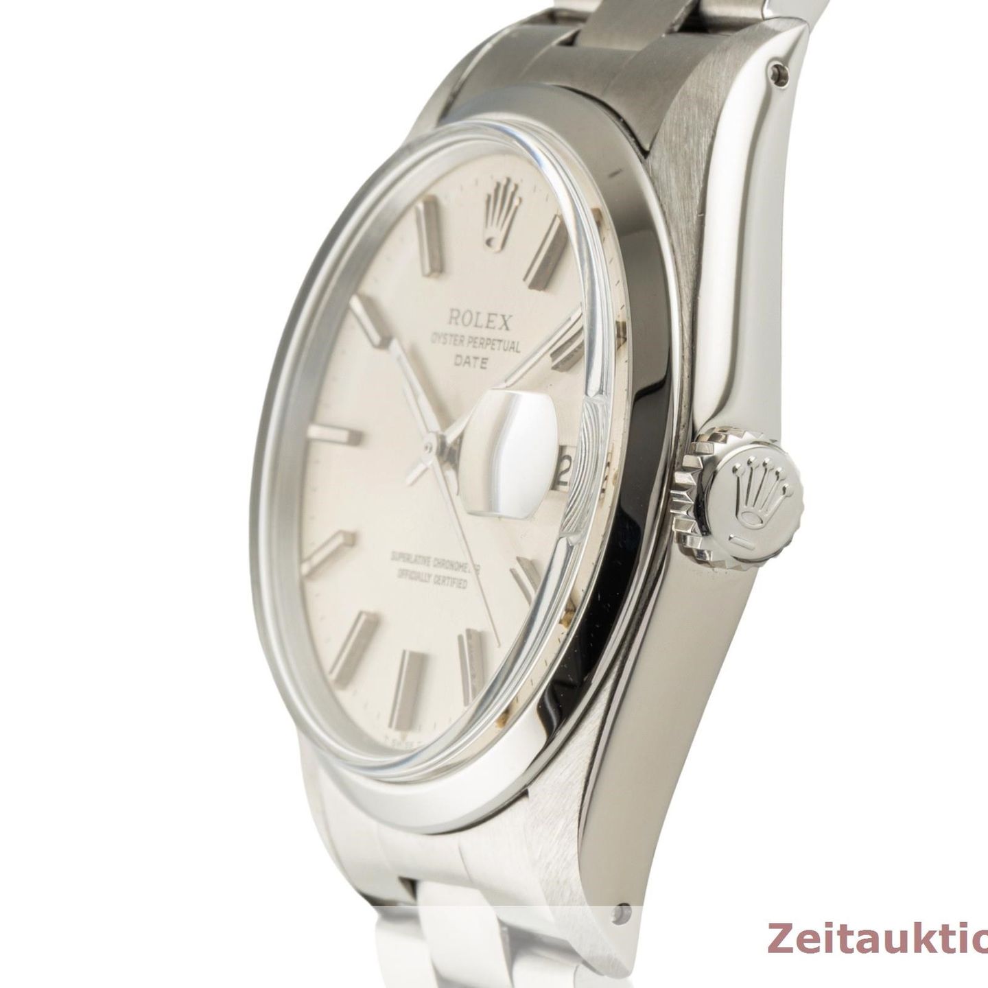 Rolex Oyster Perpetual Date 1500 (1978) - Silver dial 34 mm Steel case (6/8)
