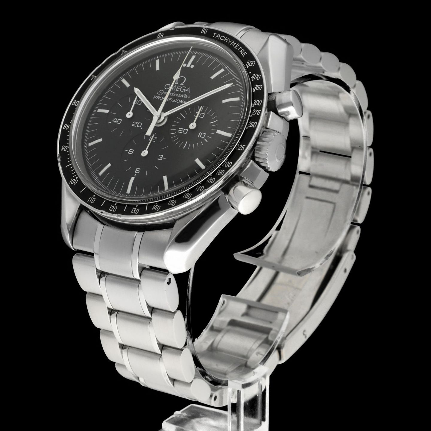 Omega Speedmaster Professional Moonwatch 3560.50 (1999) - Black dial 42 mm Steel case (5/8)