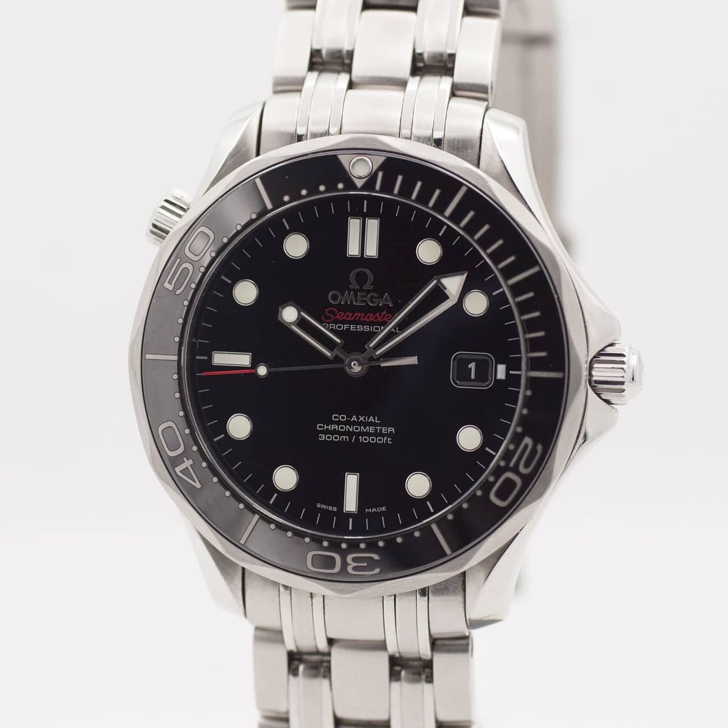 Omega Seamaster Diver 300 M 212.30.41.20.01.003 (2012) - Zwart wijzerplaat 41mm Staal (3/8)