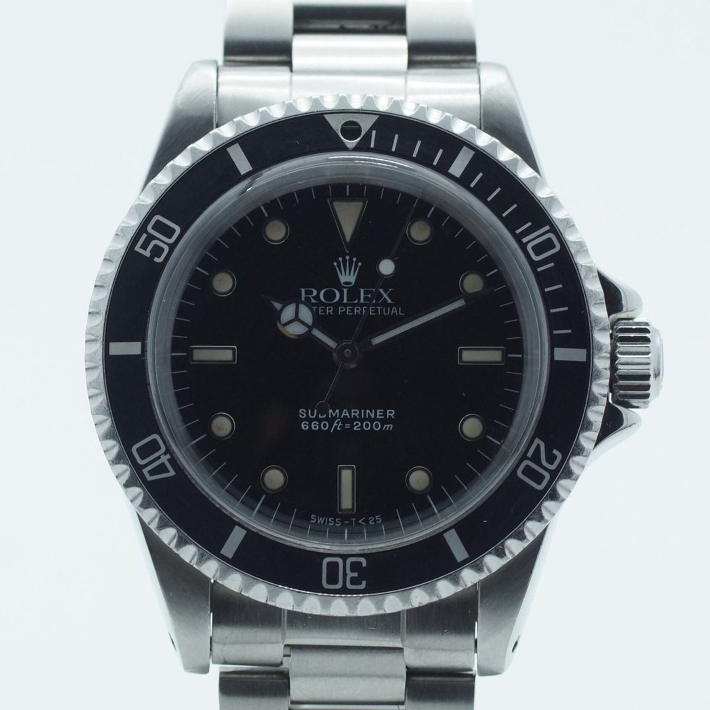 Rolex Submariner No Date 5513 (1972) - Zwart wijzerplaat 40mm Staal (2/8)