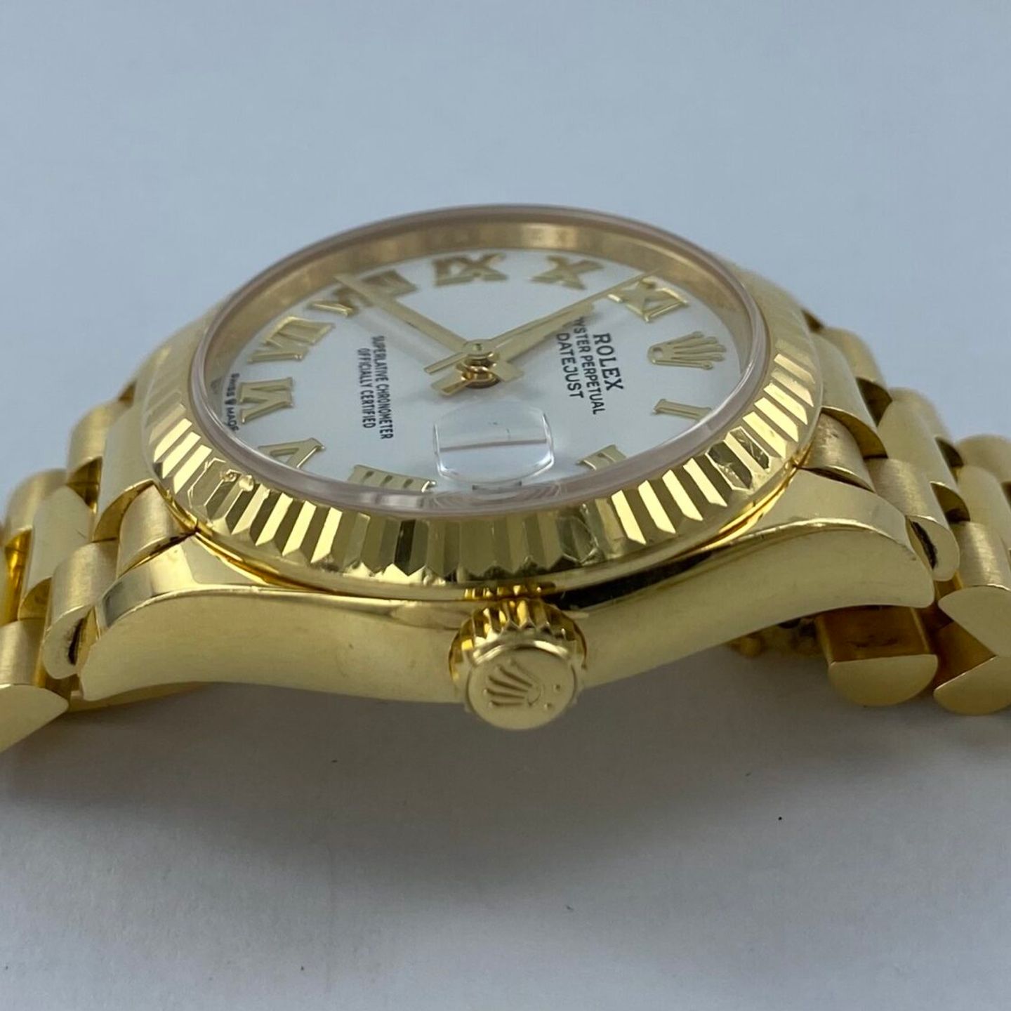 Rolex Datejust 31 278278 (2022) - 31 mm Yellow Gold case (3/8)