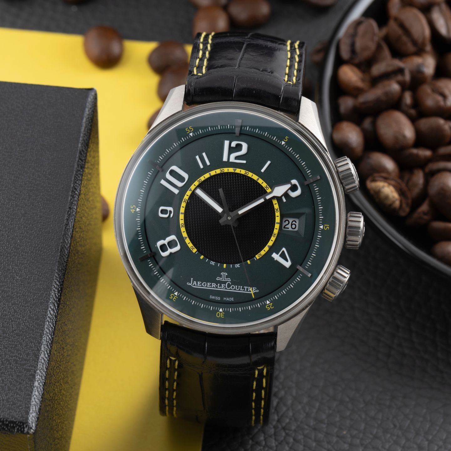 Jaeger-LeCoultre AMVOX Q191T440 (Unknown (random serial)) - Green dial 42 mm Titanium case (1/8)