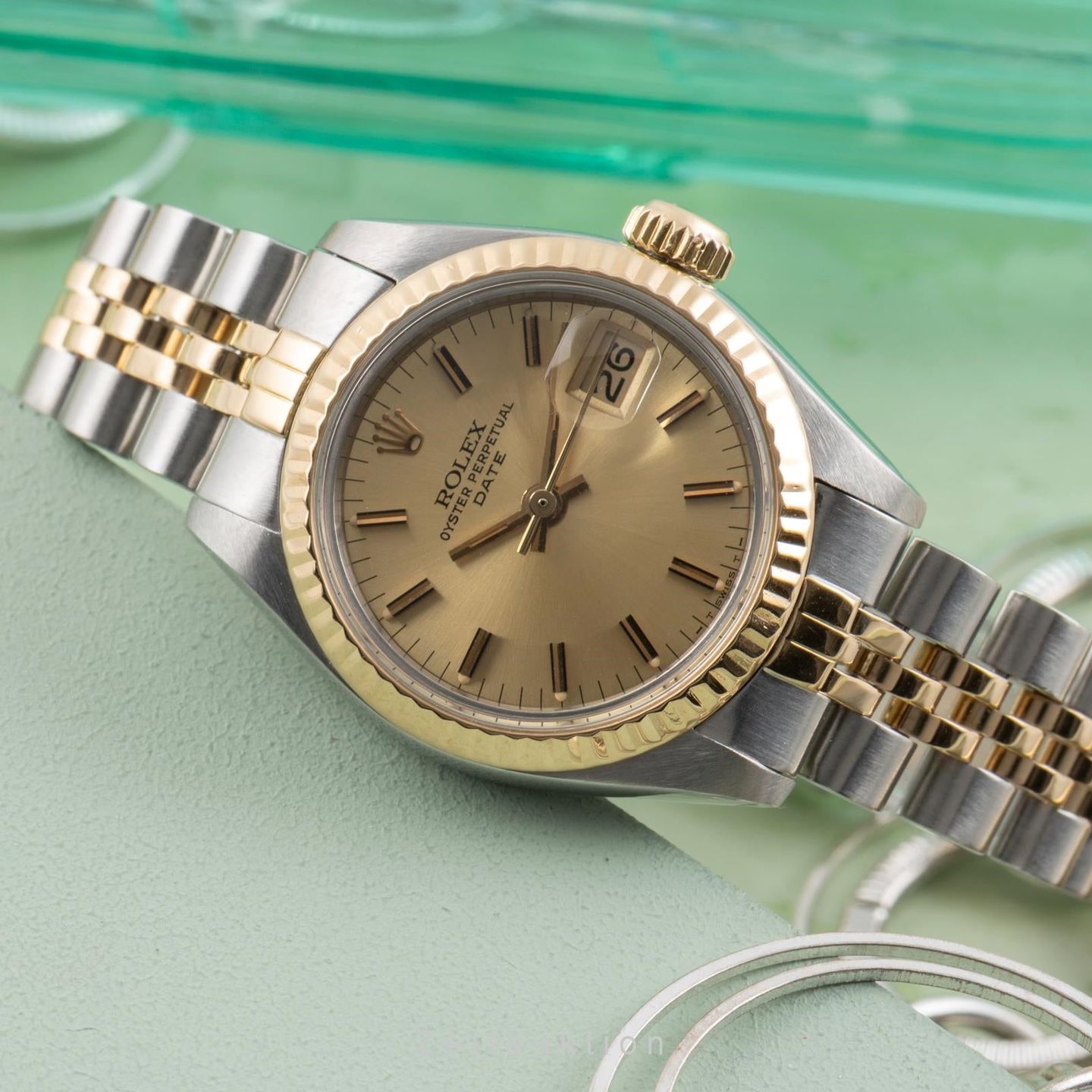 Rolex Lady-Datejust 6917 (1983) - 26mm Goud/Staal (2/8)