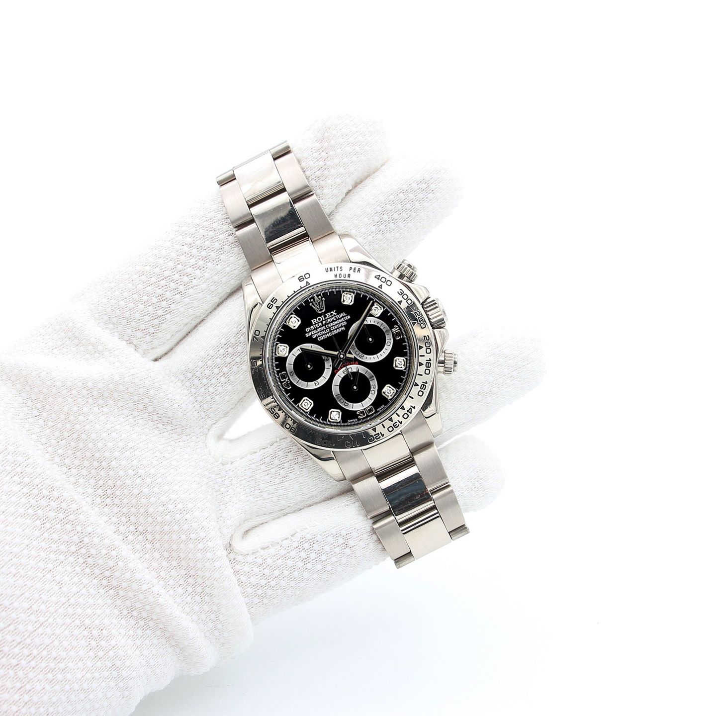 Rolex Daytona 116500LN (Unknown (random serial)) - Black dial 40 mm White Gold case (4/6)