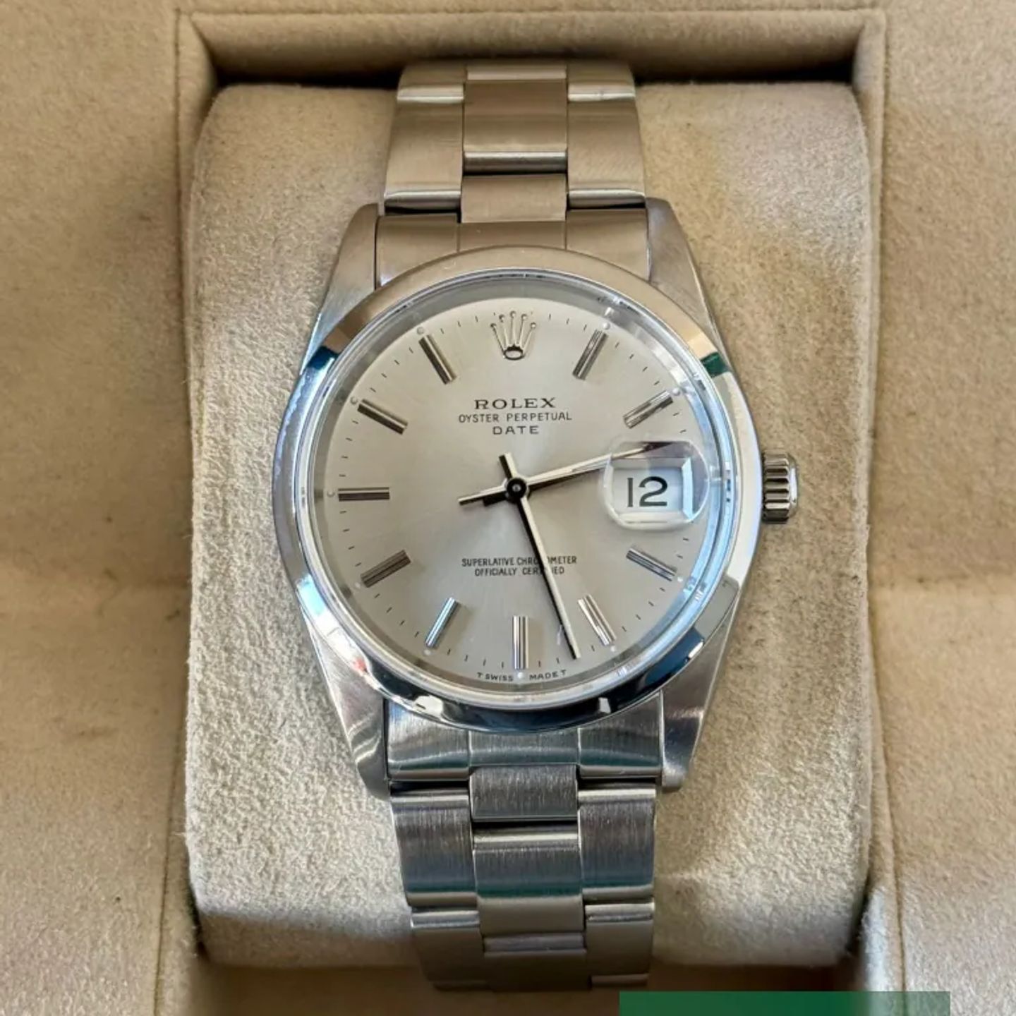 Rolex Oyster Perpetual Date 15200 (1991) - 34 mm Steel case (7/7)