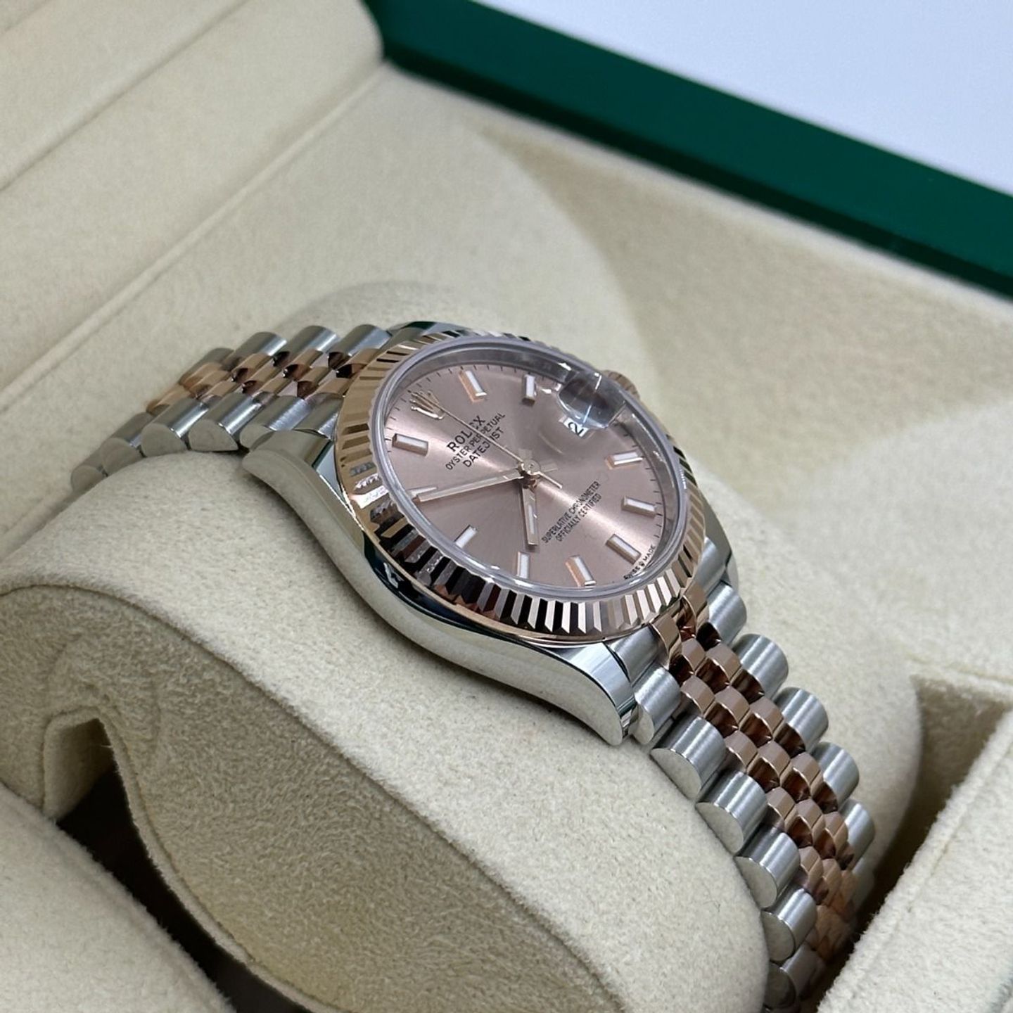 Rolex Datejust 31 278271 (2024) - Goud wijzerplaat 31mm Staal (6/8)