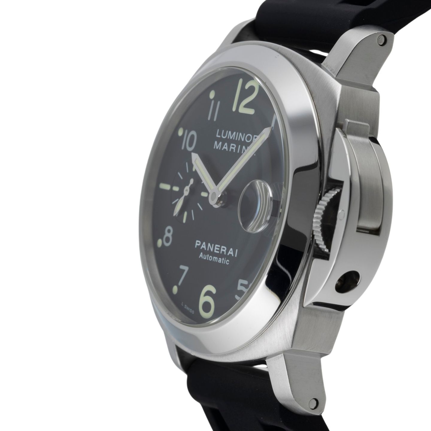 Panerai Luminor Marina Automatic PAM00164 (2007) - Zwart wijzerplaat 44mm Staal (6/8)