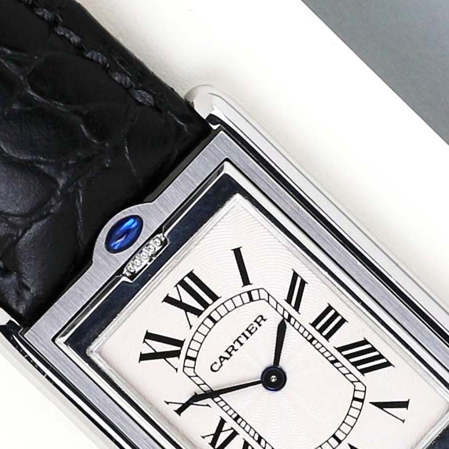 Cartier Tank Américaine W1011358 (1999) - Silver dial 25 mm Steel case (3/8)