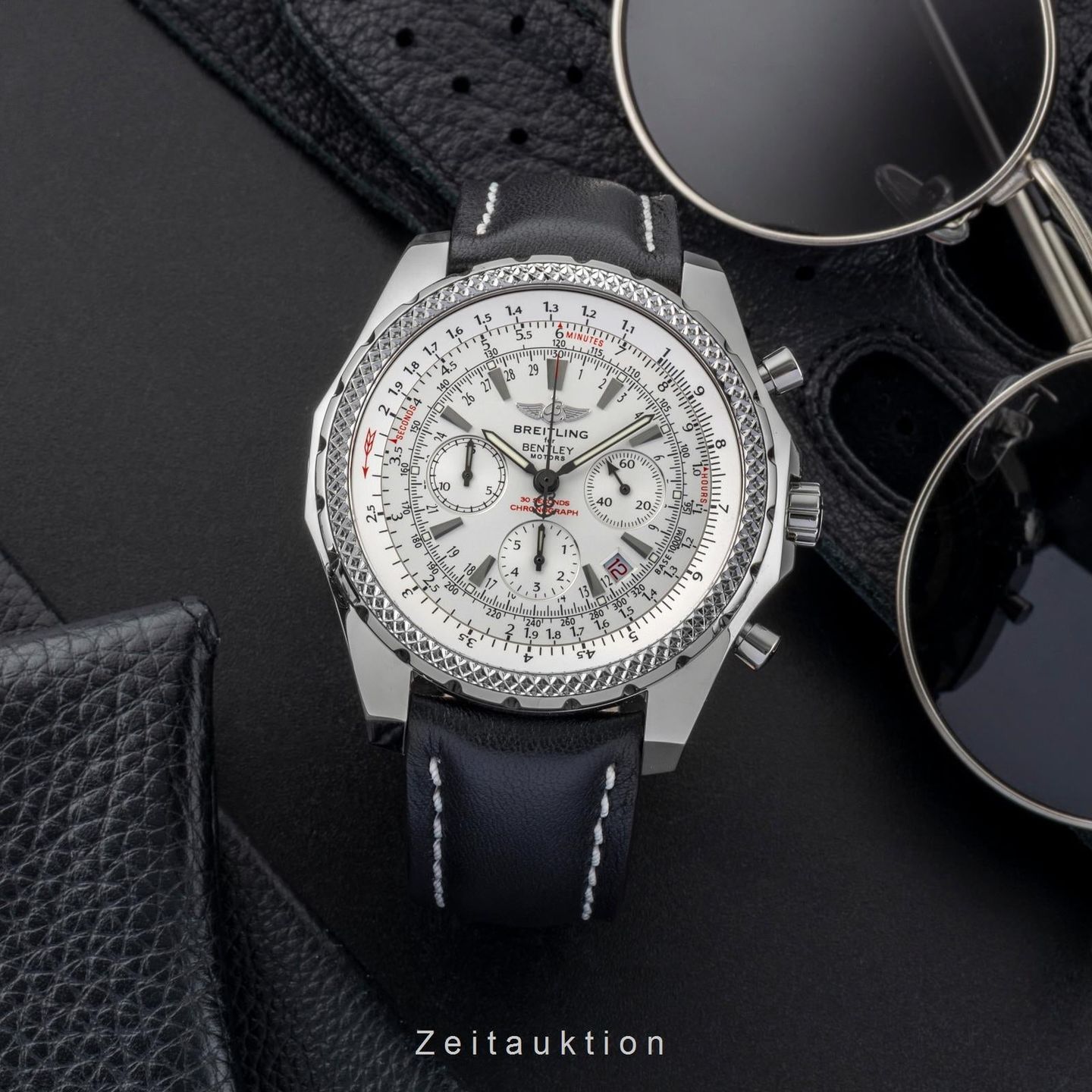 Breitling Bentley Motors A25362 (2003) - Zilver wijzerplaat 49mm Staal (3/8)