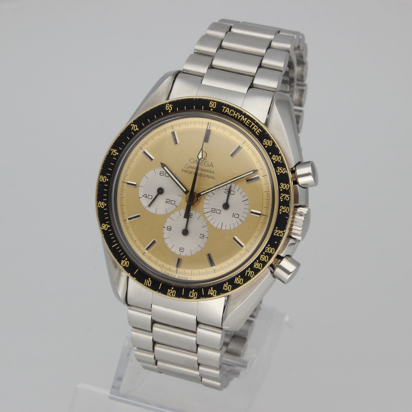 Omega Speedmaster Professional Moonwatch DD 145.0022 CHAMP (1985) - Champagne dial 42 mm Steel case (3/8)