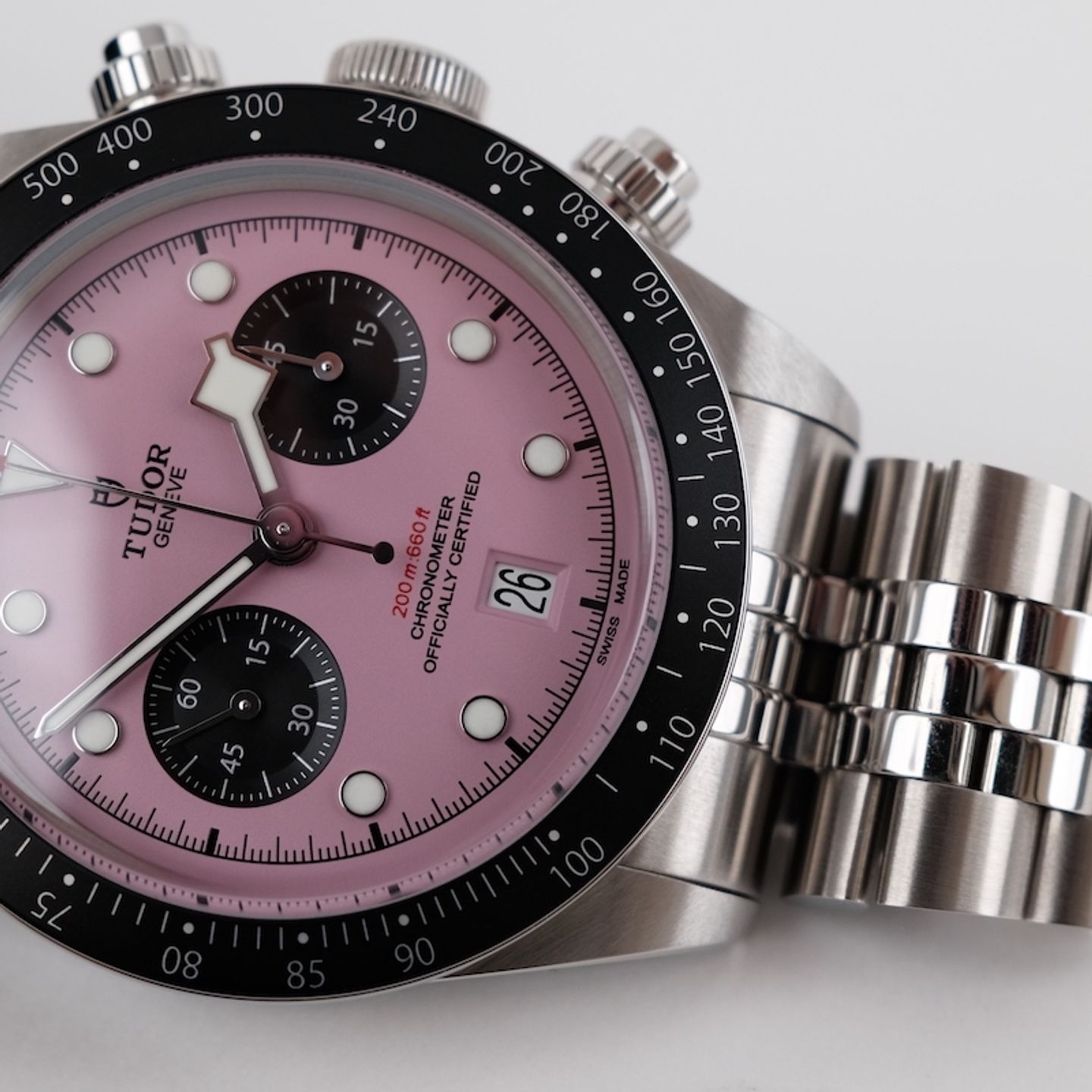 Tudor Black Bay Chrono 79360N (2024) - Pink dial 41 mm Steel case (6/8)