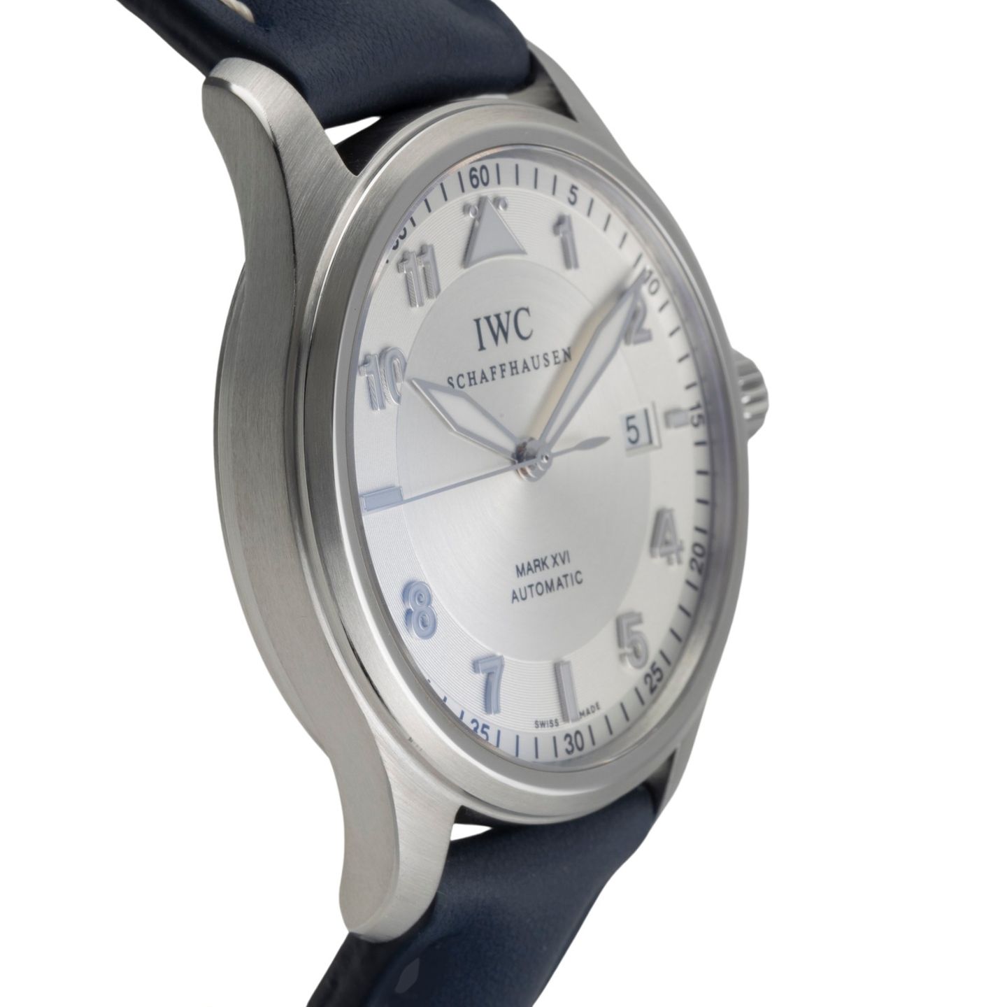 IWC Pilot Mark IW325502 (Onbekend (willekeurig serienummer)) - Zilver wijzerplaat 39mm Staal (7/8)