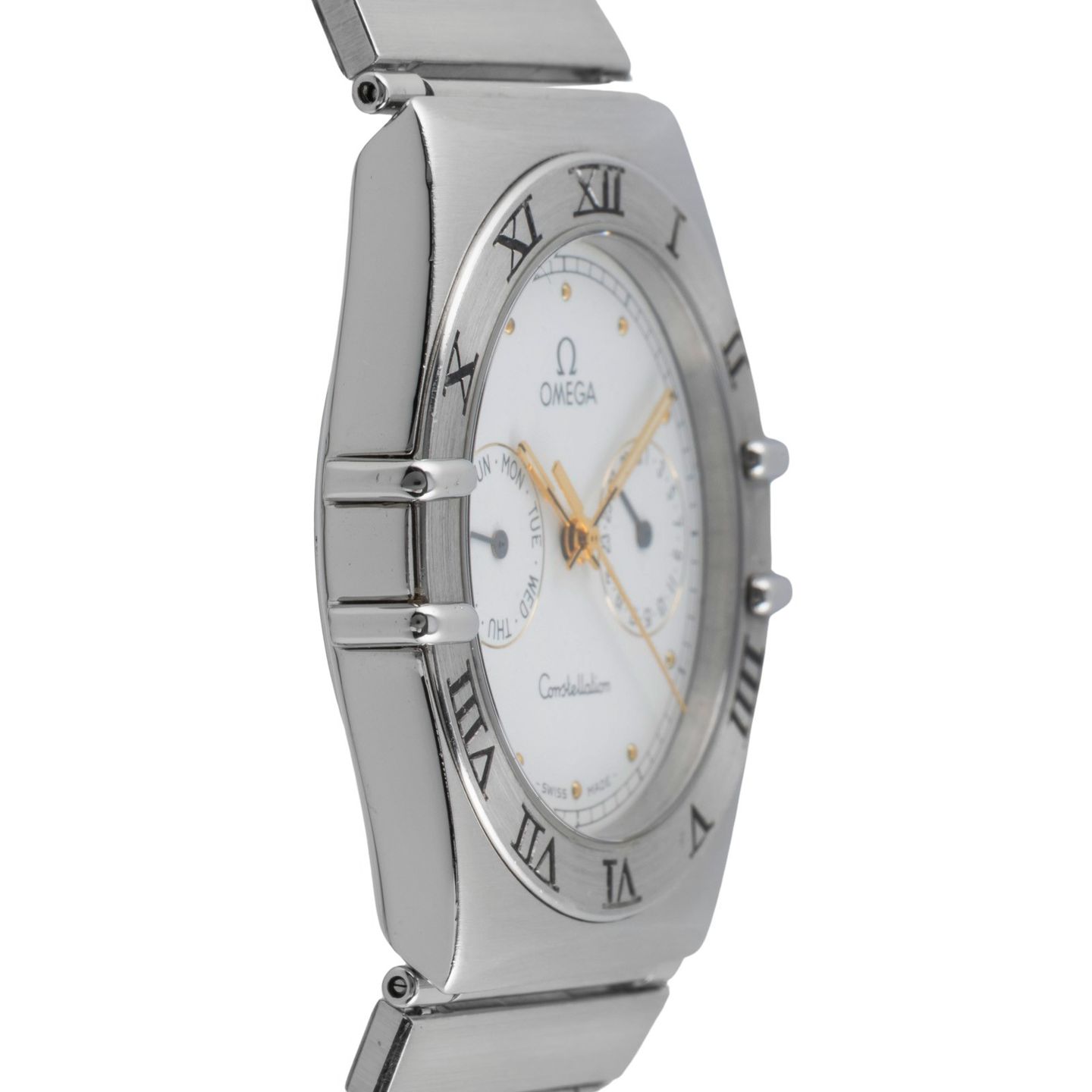 Omega Constellation Day-Date 396.1070.1 (1993) - Black dial 32 mm Steel case (7/8)