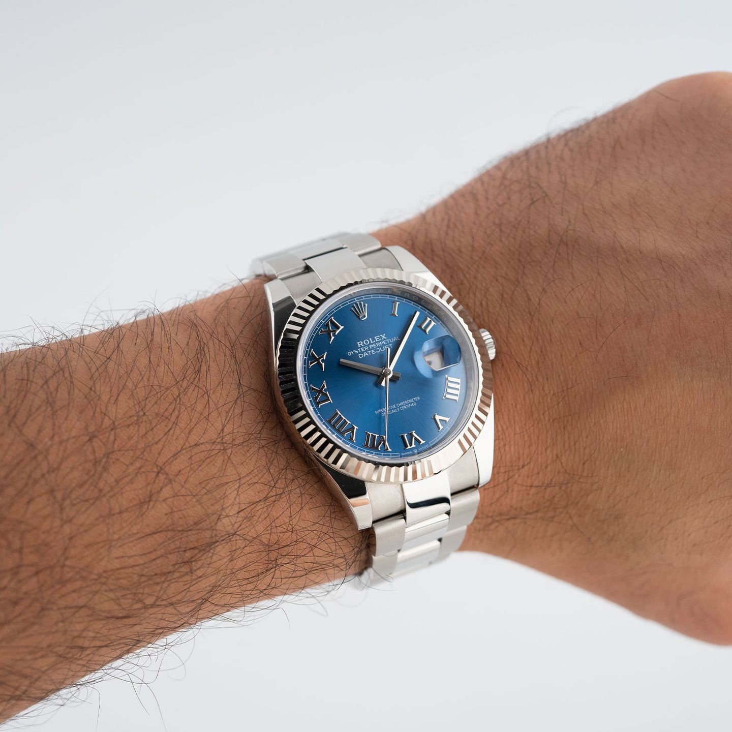 Rolex Datejust 41 126334 (2017) - Blauw wijzerplaat 41mm Staal (5/6)