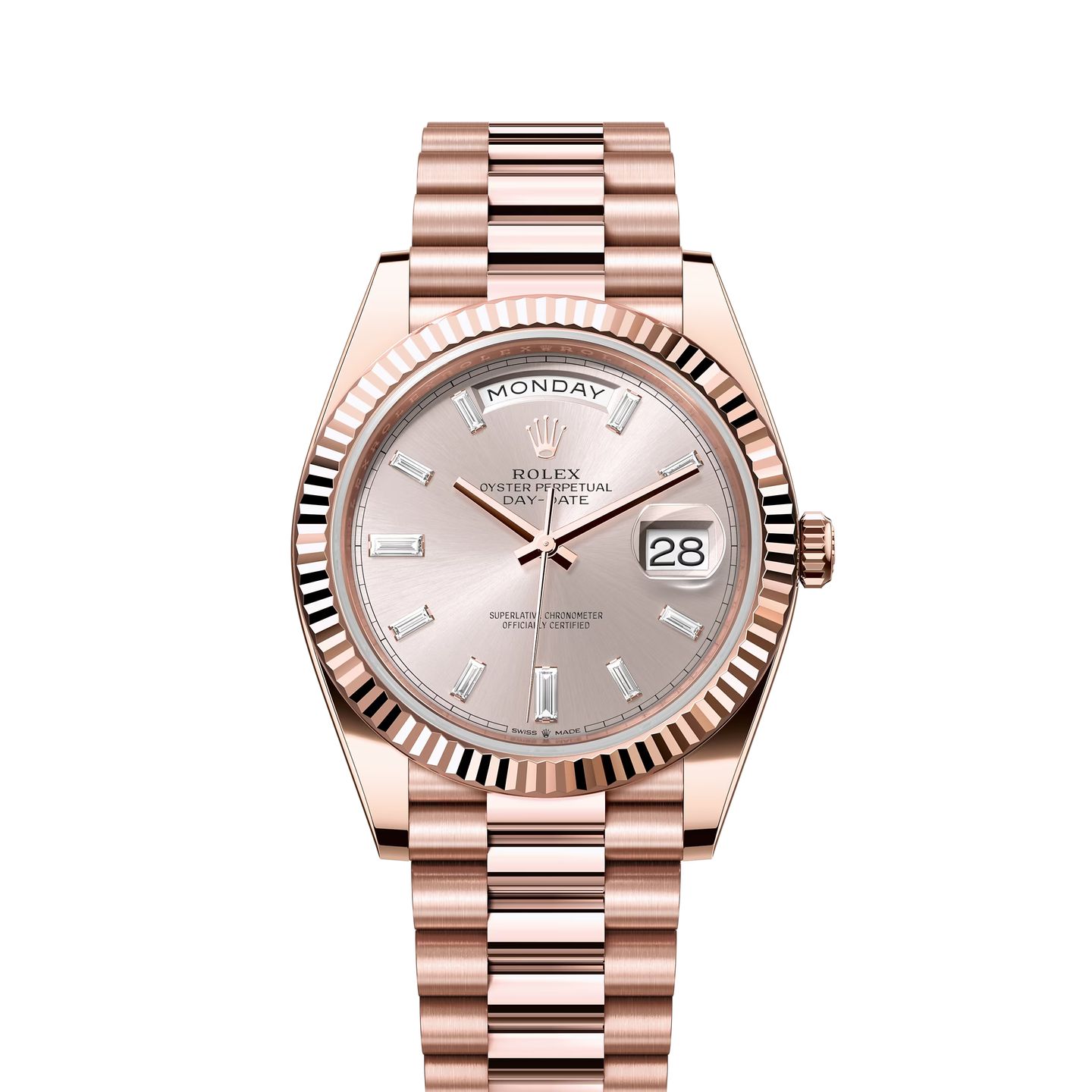 Rolex Day-Date 40 228235 (2024) - Pink dial 40 mm Rose Gold case (1/1)