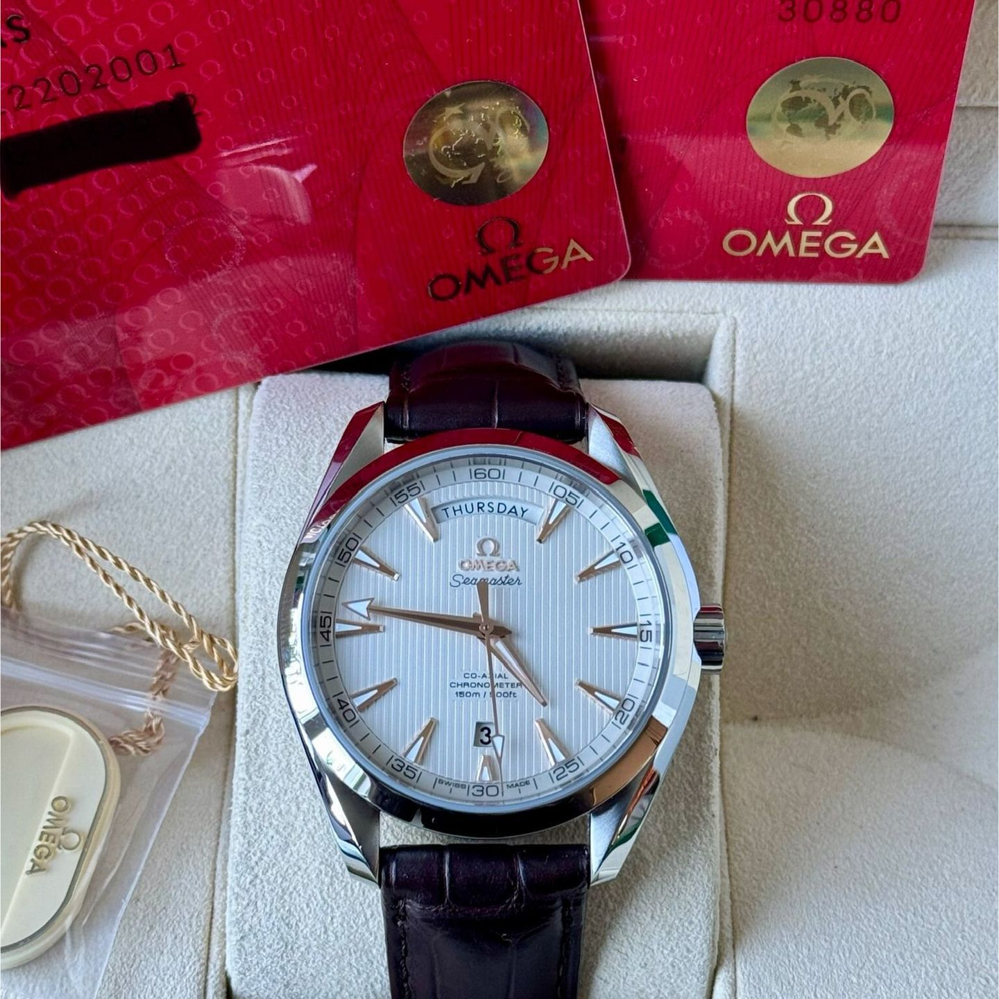 Omega Seamaster Aqua Terra 231.13.42.22.02.001 (2024) - Zilver wijzerplaat 42mm Staal (7/7)