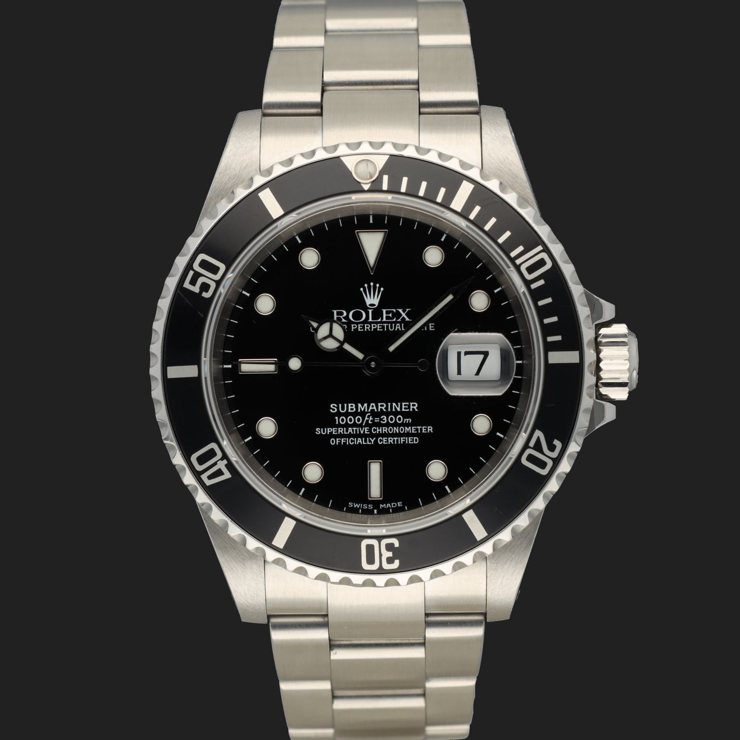Rolex Submariner Date 116610BR (2001) - 40mm Staal (3/8)