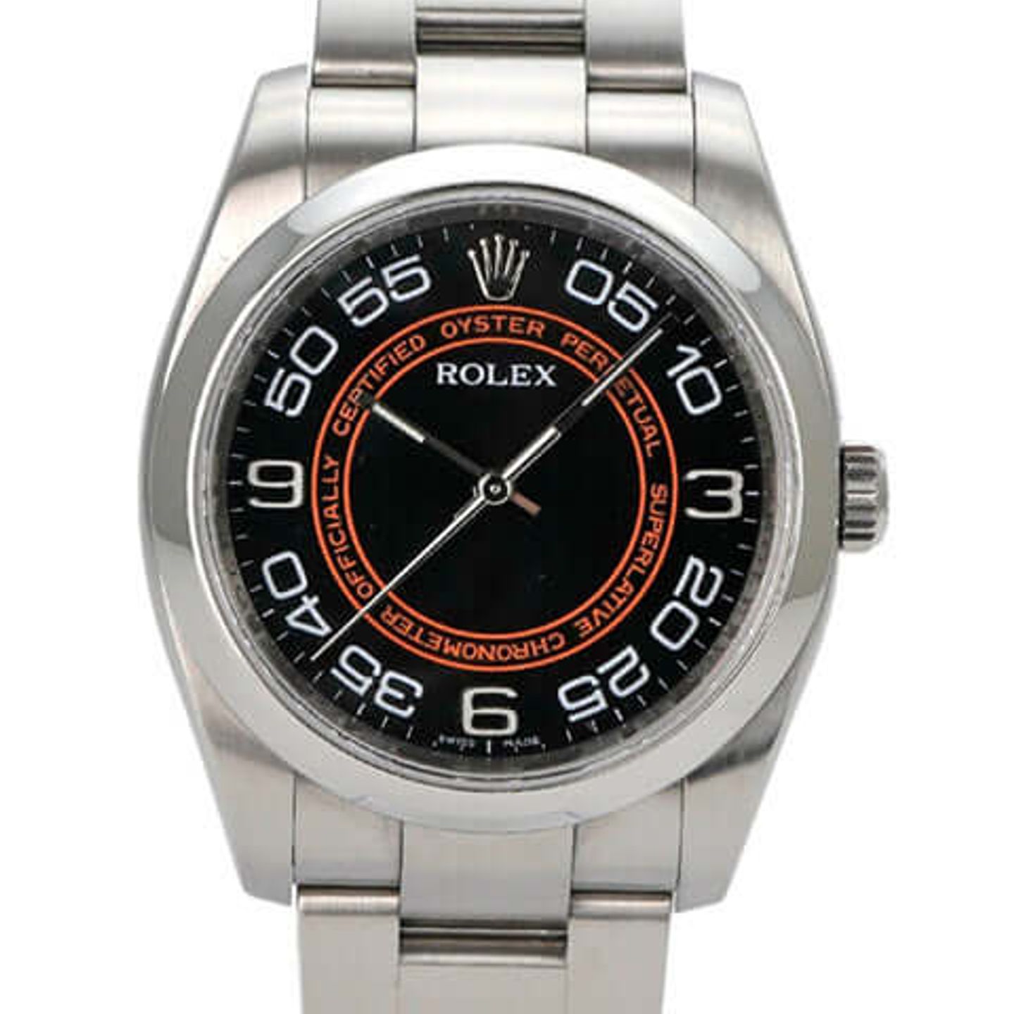 Rolex Oyster Perpetual 36 116000 (2012) - Zwart wijzerplaat 36mm Staal (1/8)