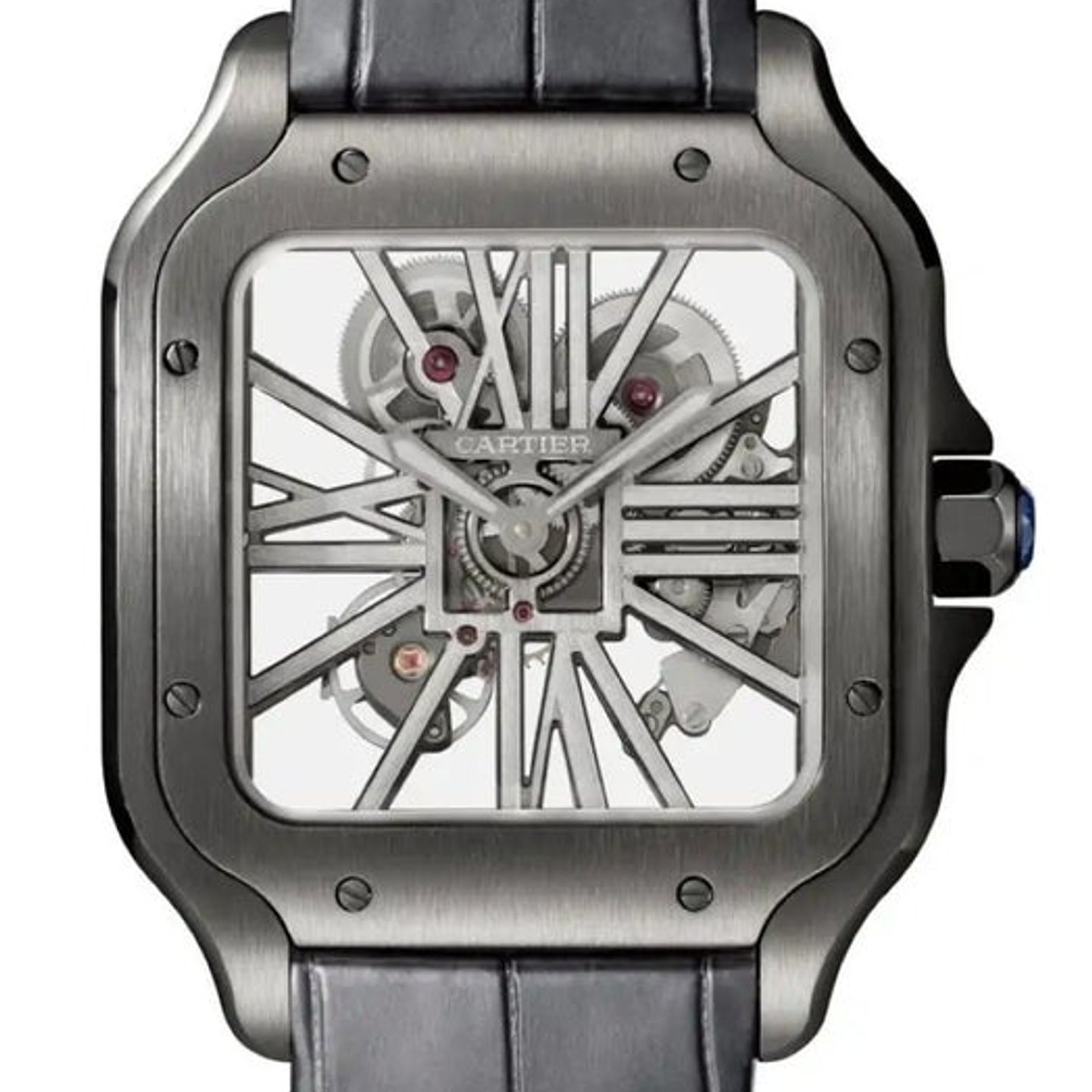 Cartier Santos WHSA0009 (2026) - Transparent dial 48 mm Steel case (1/1)
