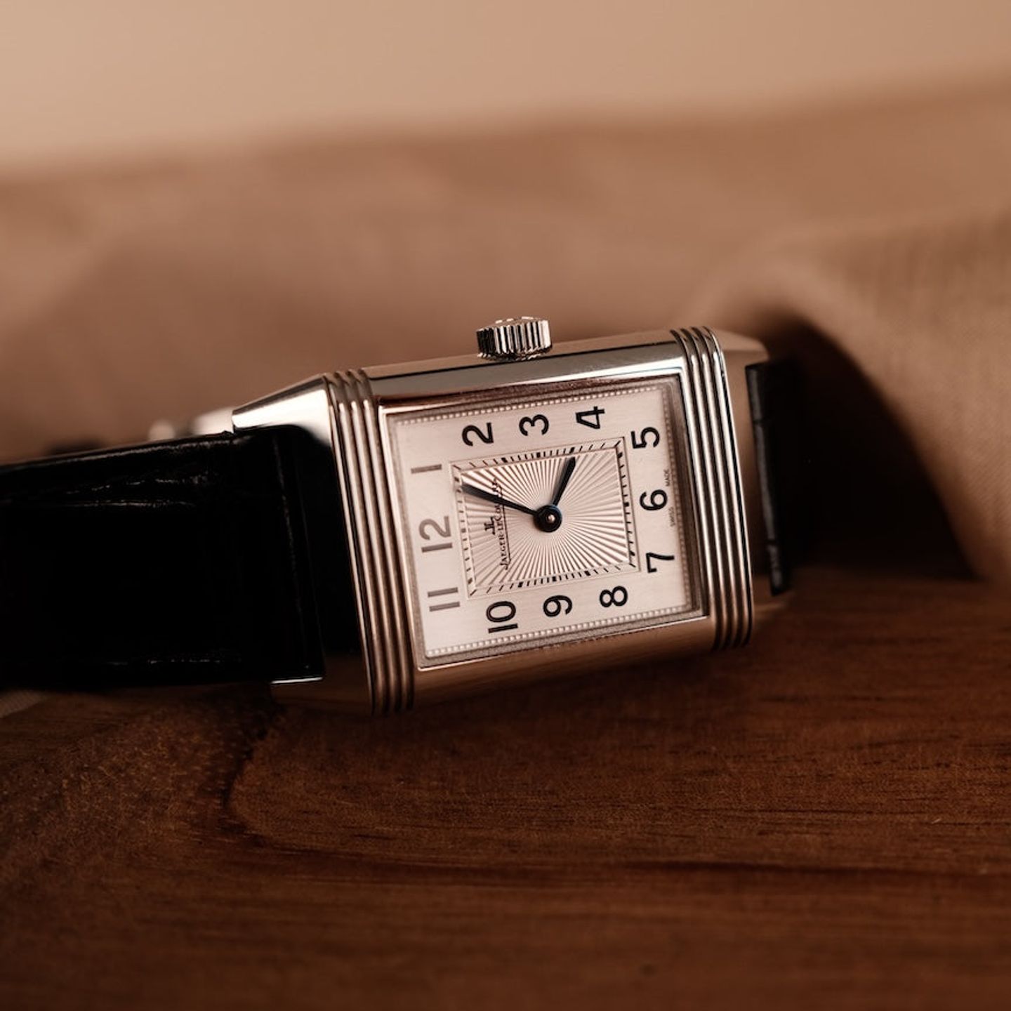 Jaeger-LeCoultre Reverso Classic Small Q2608440 (2021) - Zilver wijzerplaat 21mm Staal (3/8)