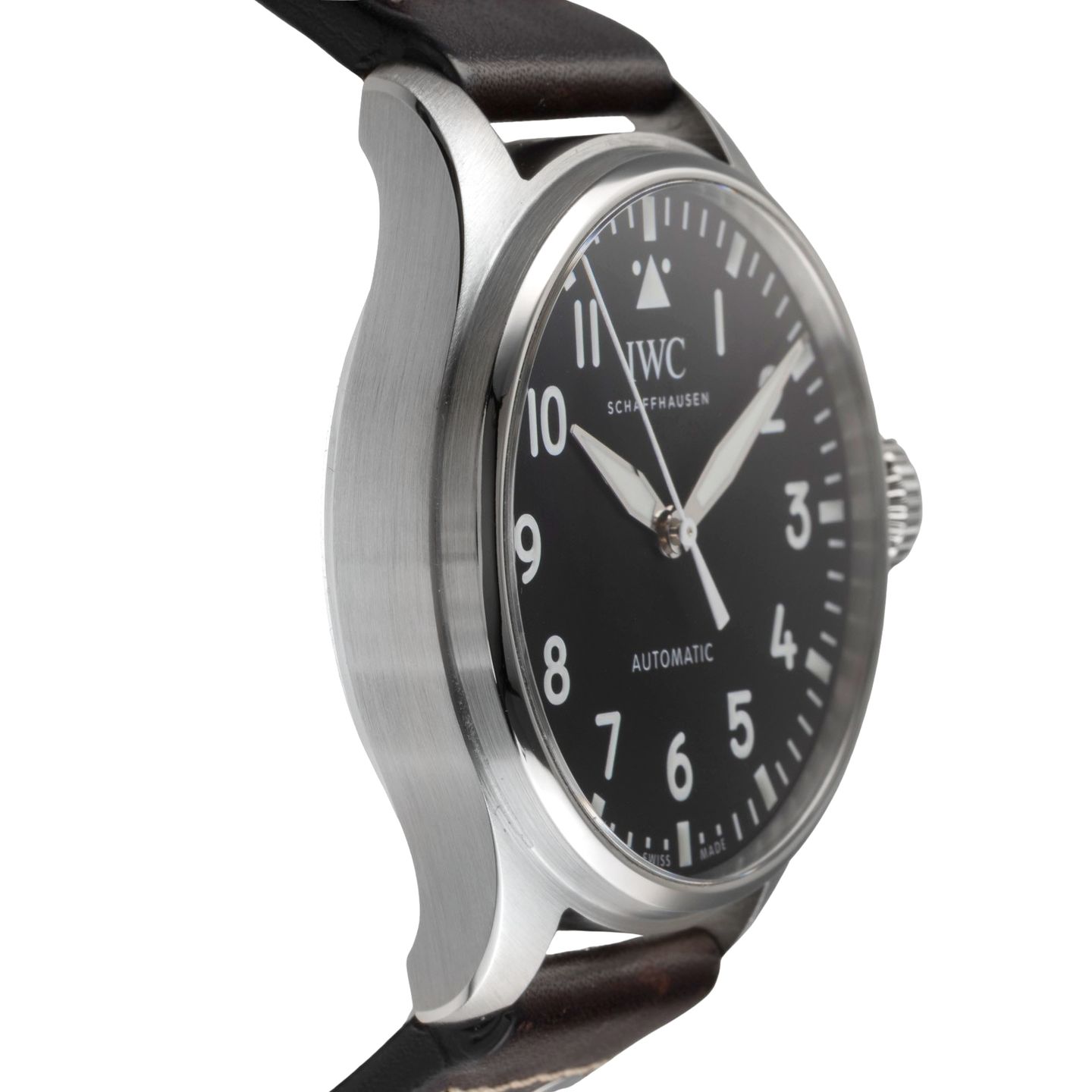 IWC Big Pilot IW329301 (Unknown (random serial)) - Black dial 43 mm Steel case (7/8)