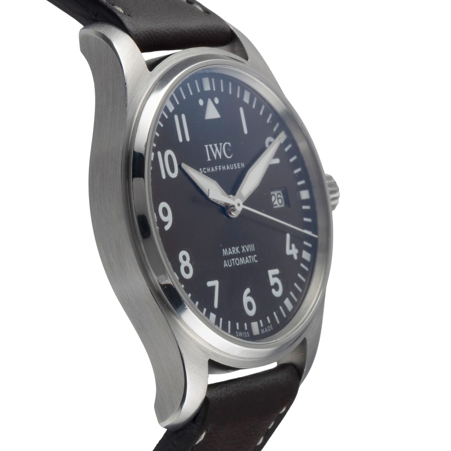 IWC Pilot Mark IW327003 (2018) - Brown dial 40 mm Steel case (7/8)