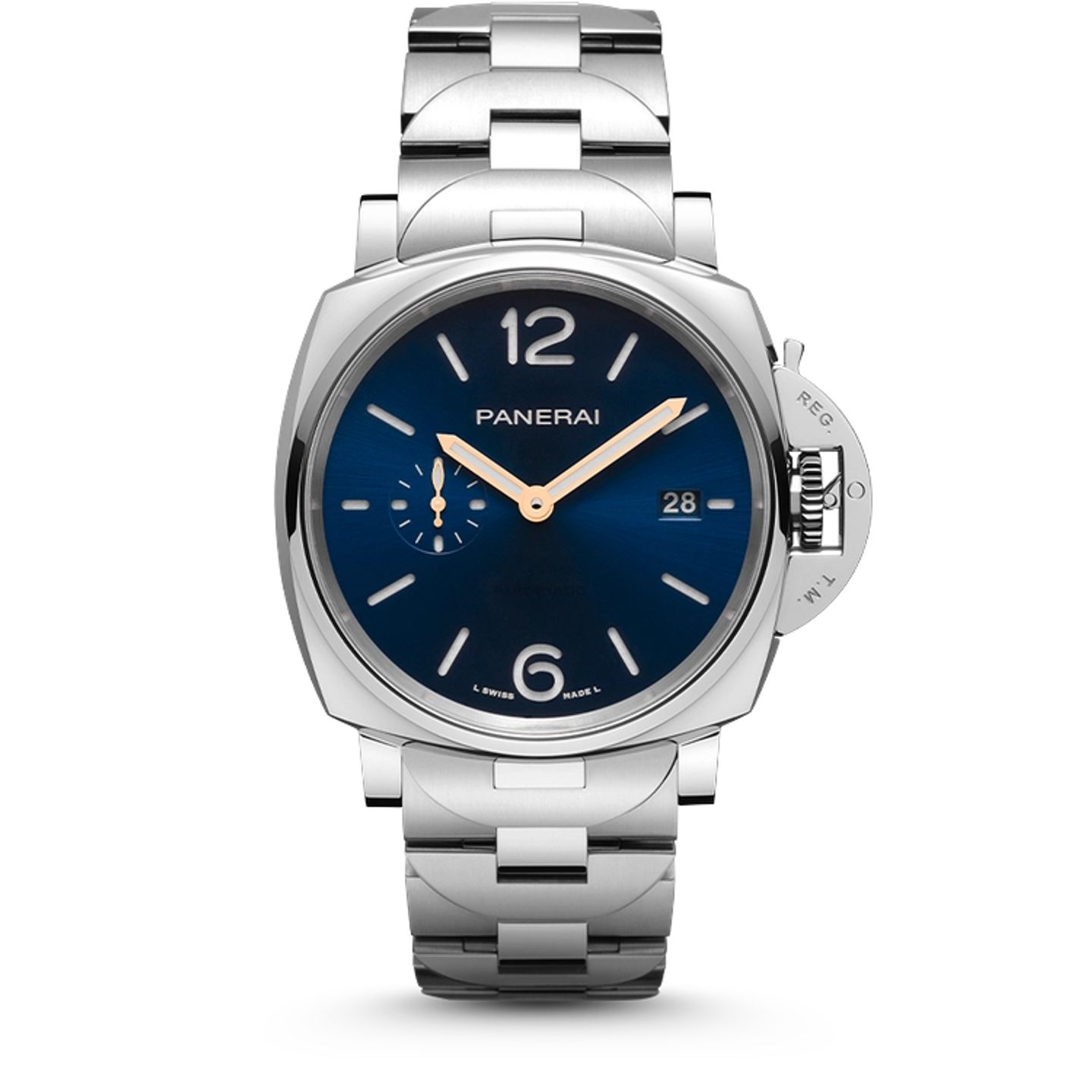 Panerai Luminor Due PAM01124 (2025) - Blue dial 42 mm Steel case (1/1)