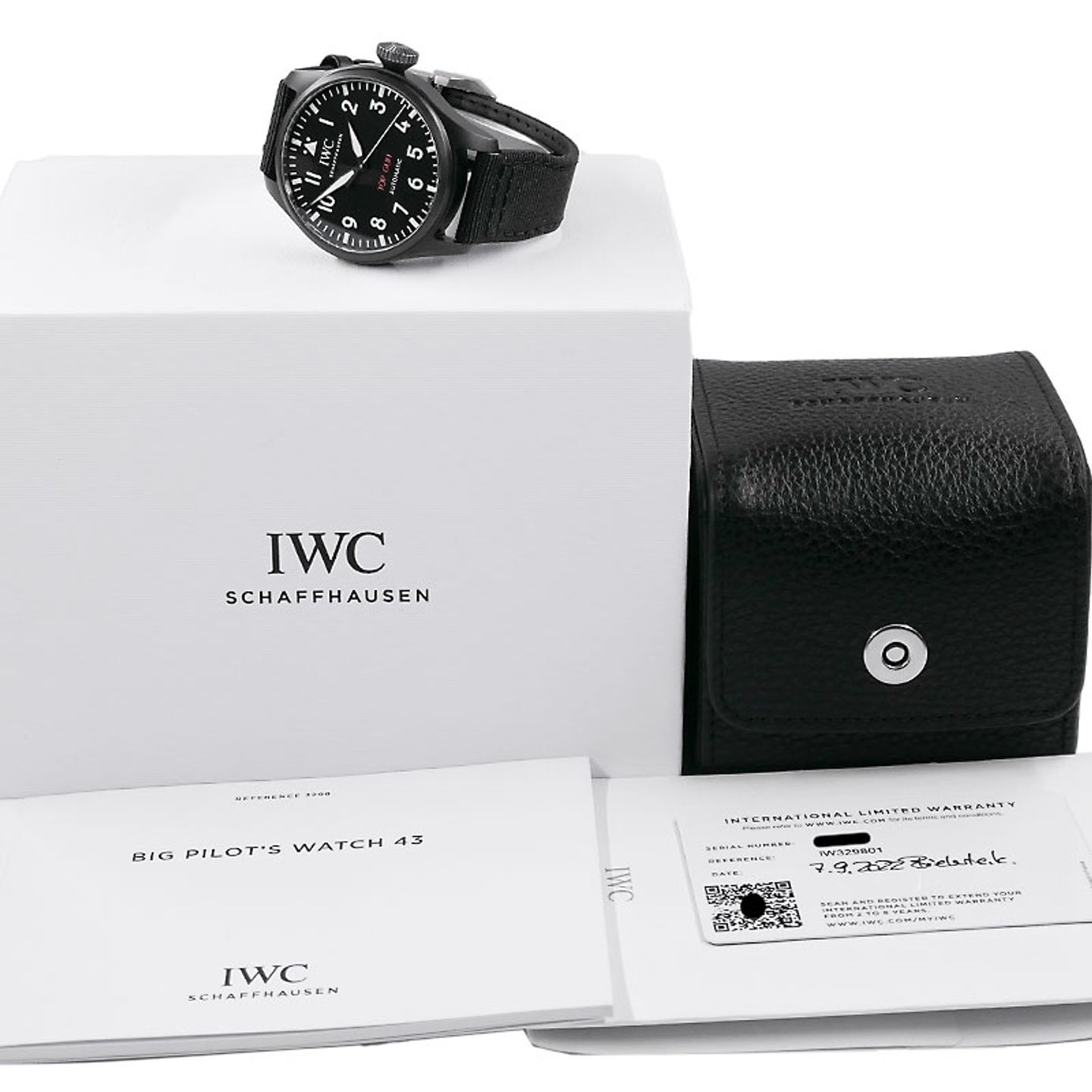 IWC Big Pilot Top Gun IW329801 (2022) - Zwart wijzerplaat 44mm Keramiek (6/6)